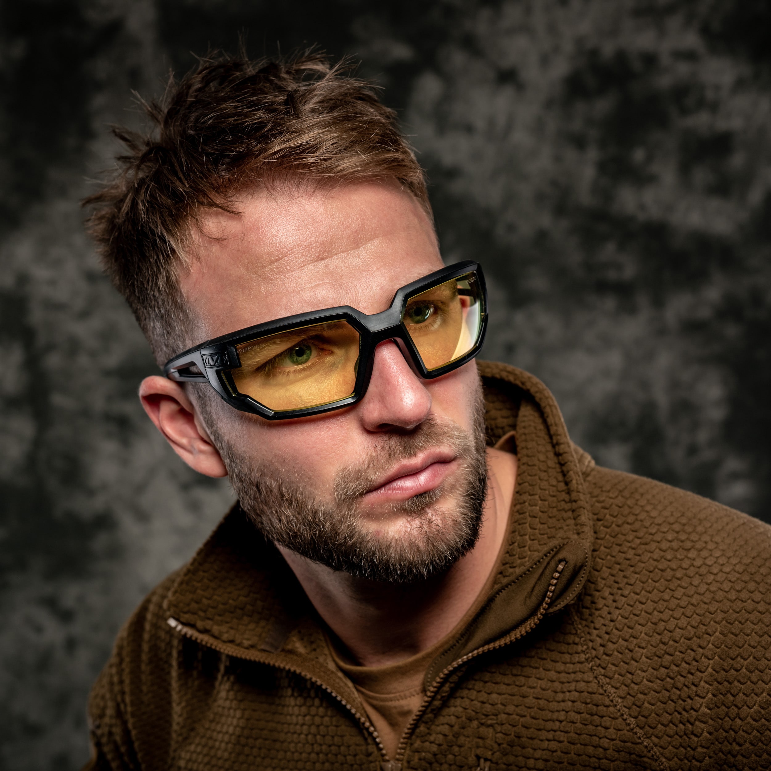 Mechanix Tactical Type-X tactical eyeglasses - Amber/Black
