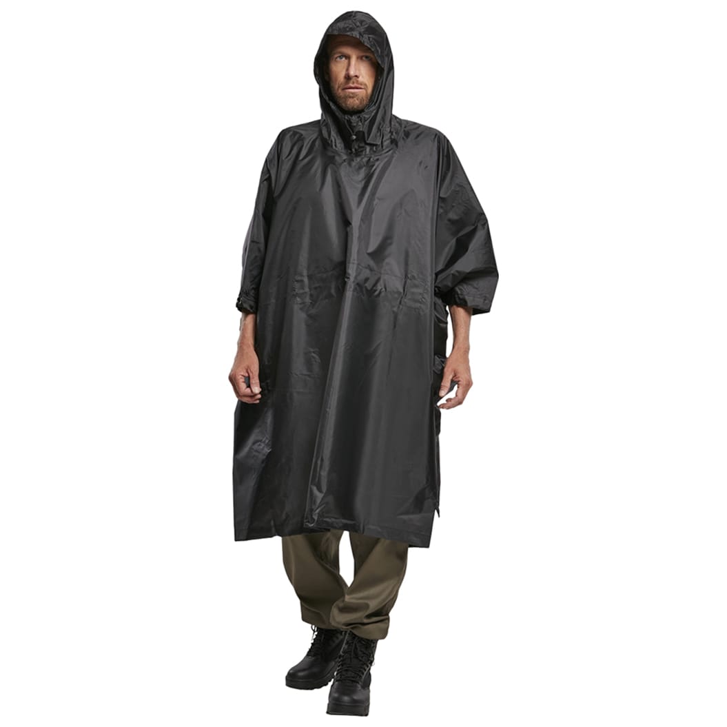 Brandit Rip-Stop Poncho - Black