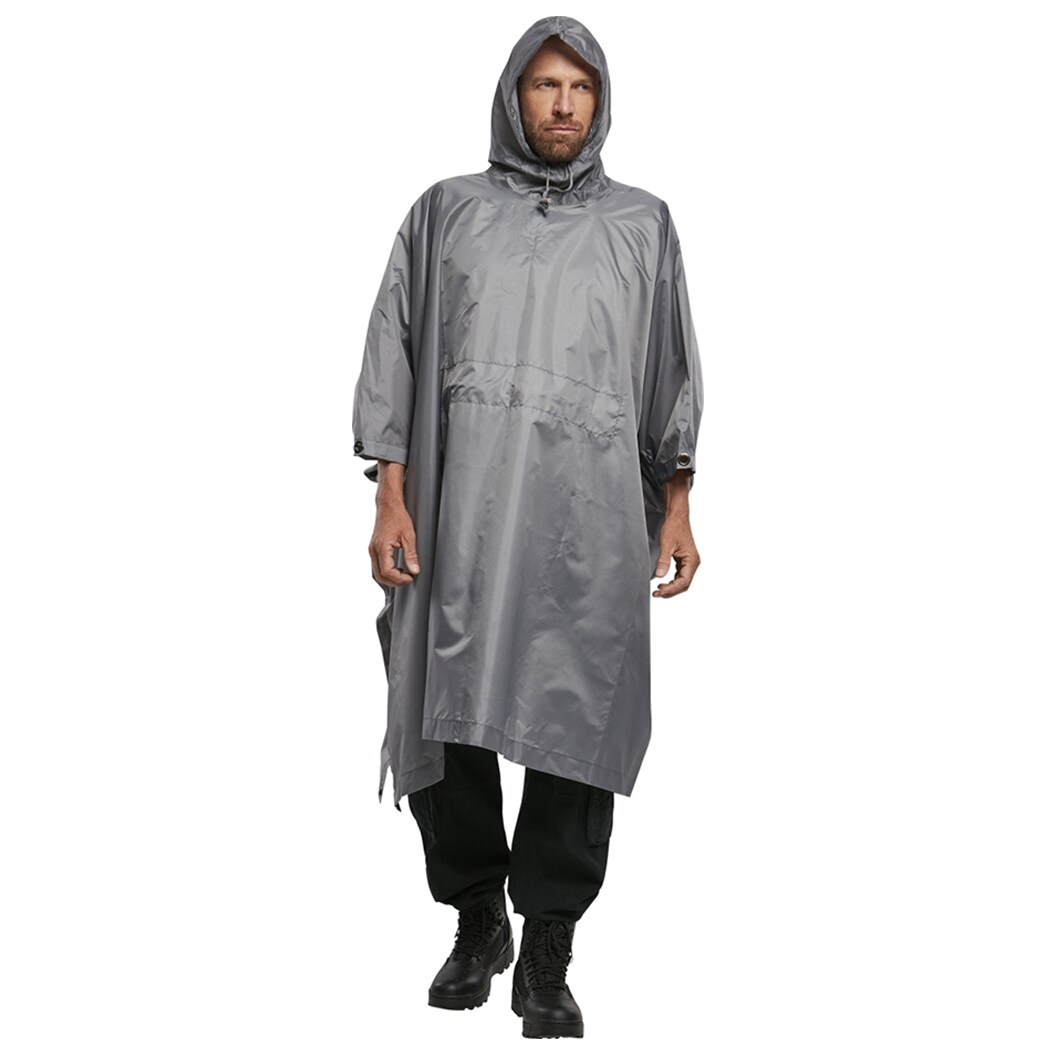 Brandit Rip-Stop Poncho - Anthracite