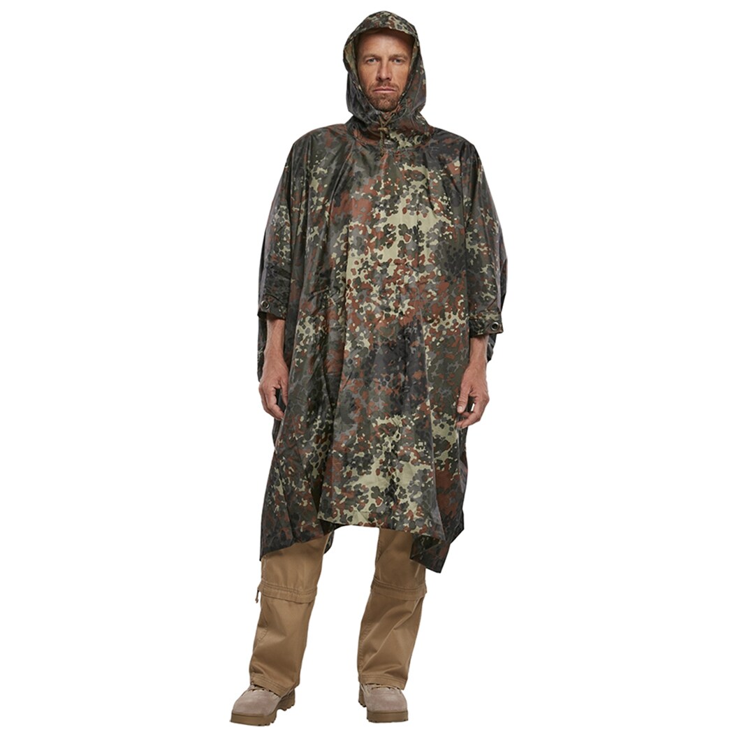 Brandit Rip-Stop Poncho - Flecktarn