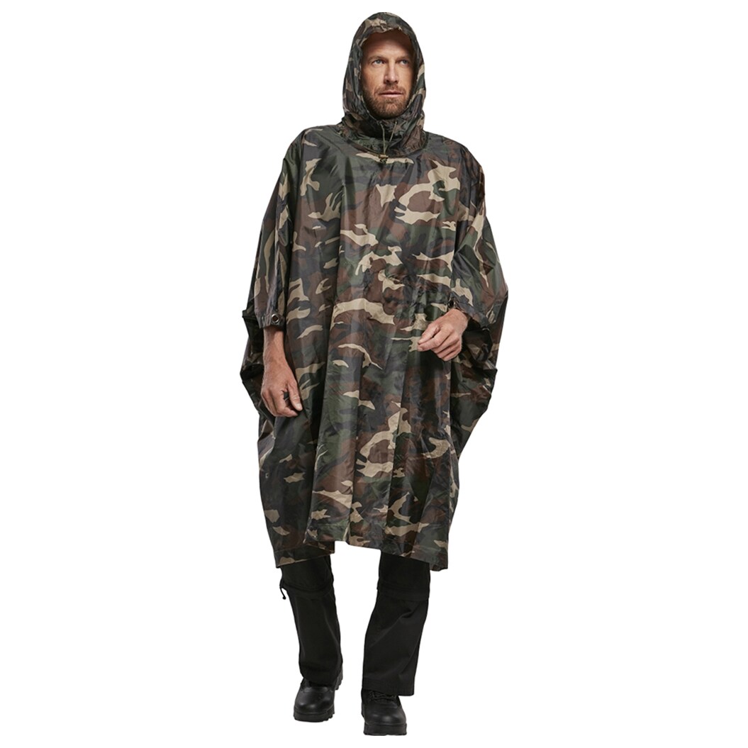 Brandit Rip-Stop Poncho - Woodland