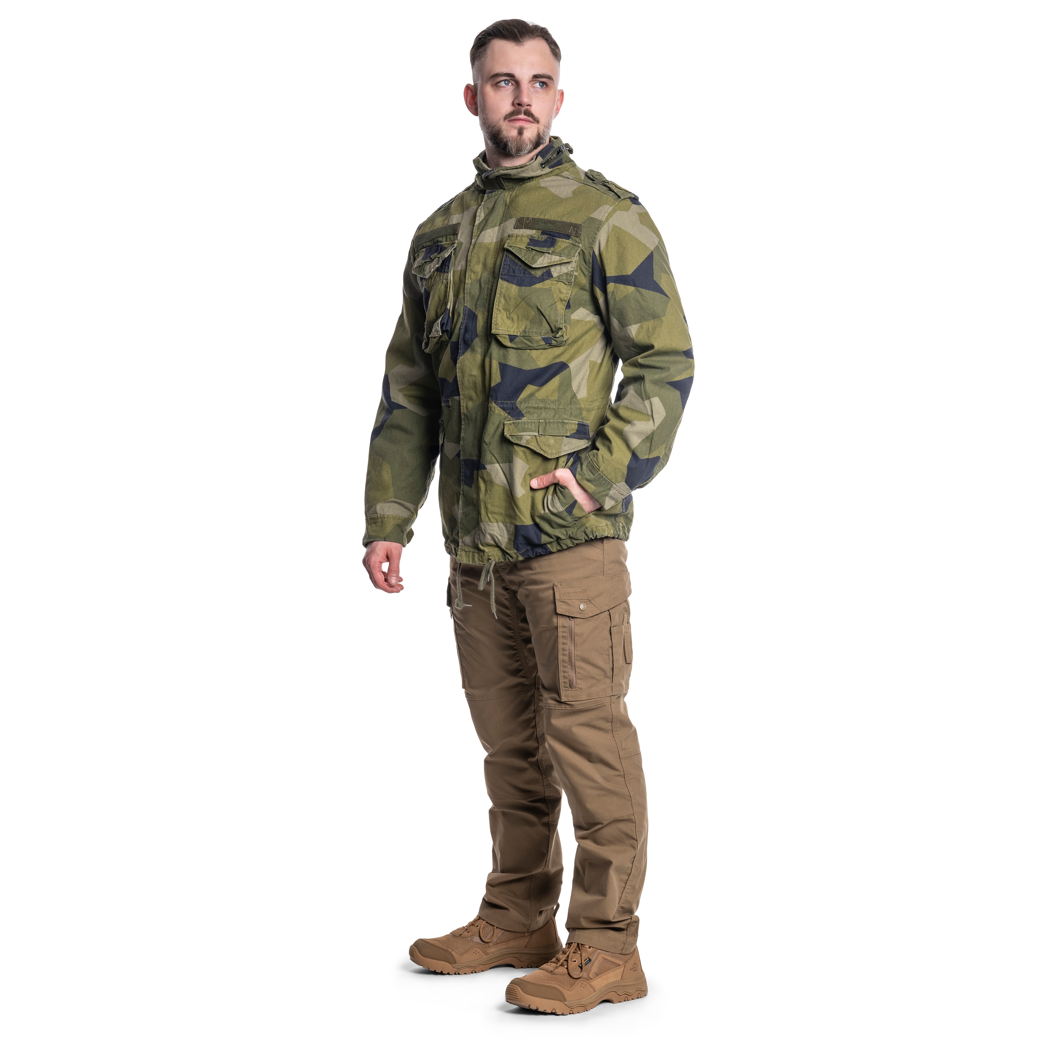 Brandit M65 Giant Jacket - Swedish Camo
