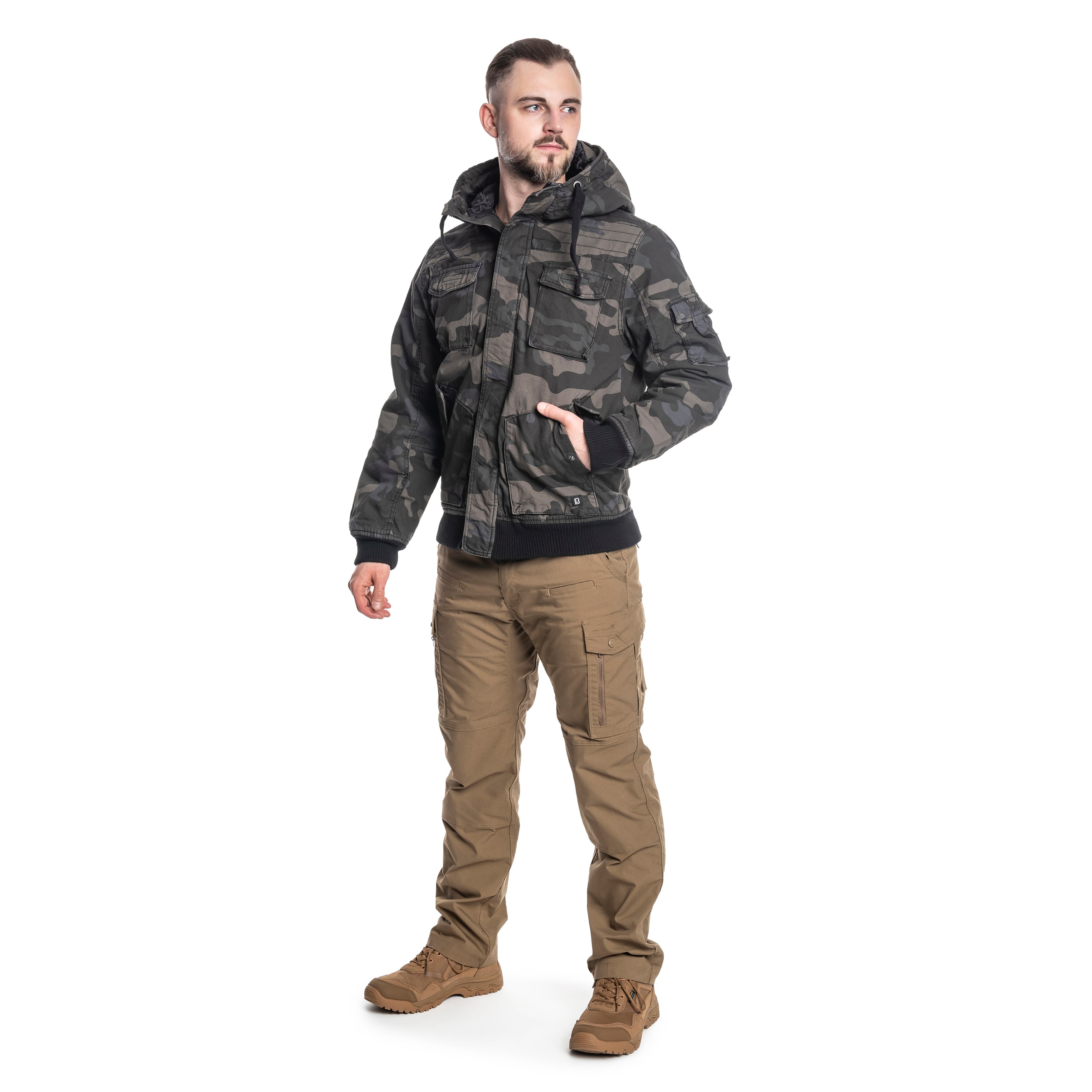 Brandit Bronx Jacket - Dark Camo