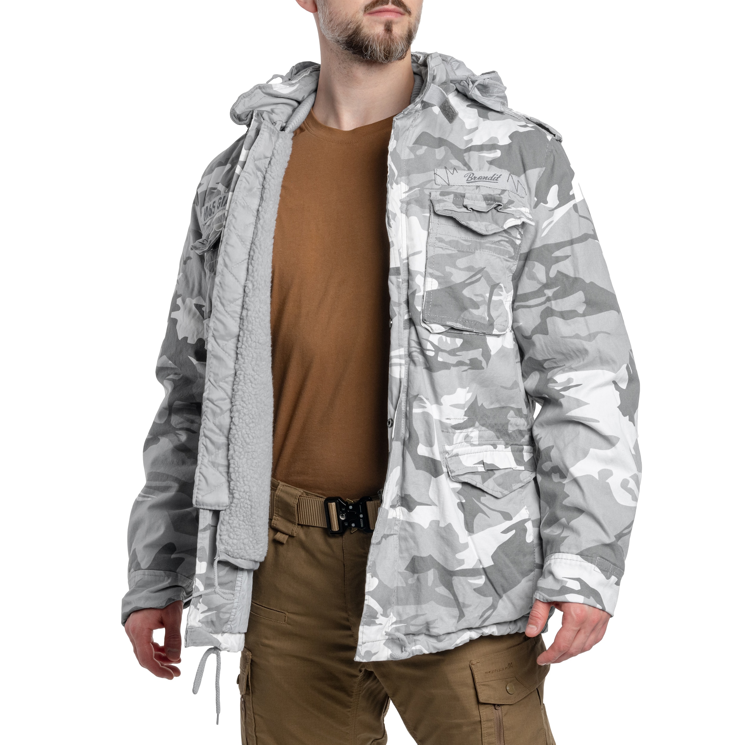 Brandit M65 Giant Jacket - Blizzard Camo
