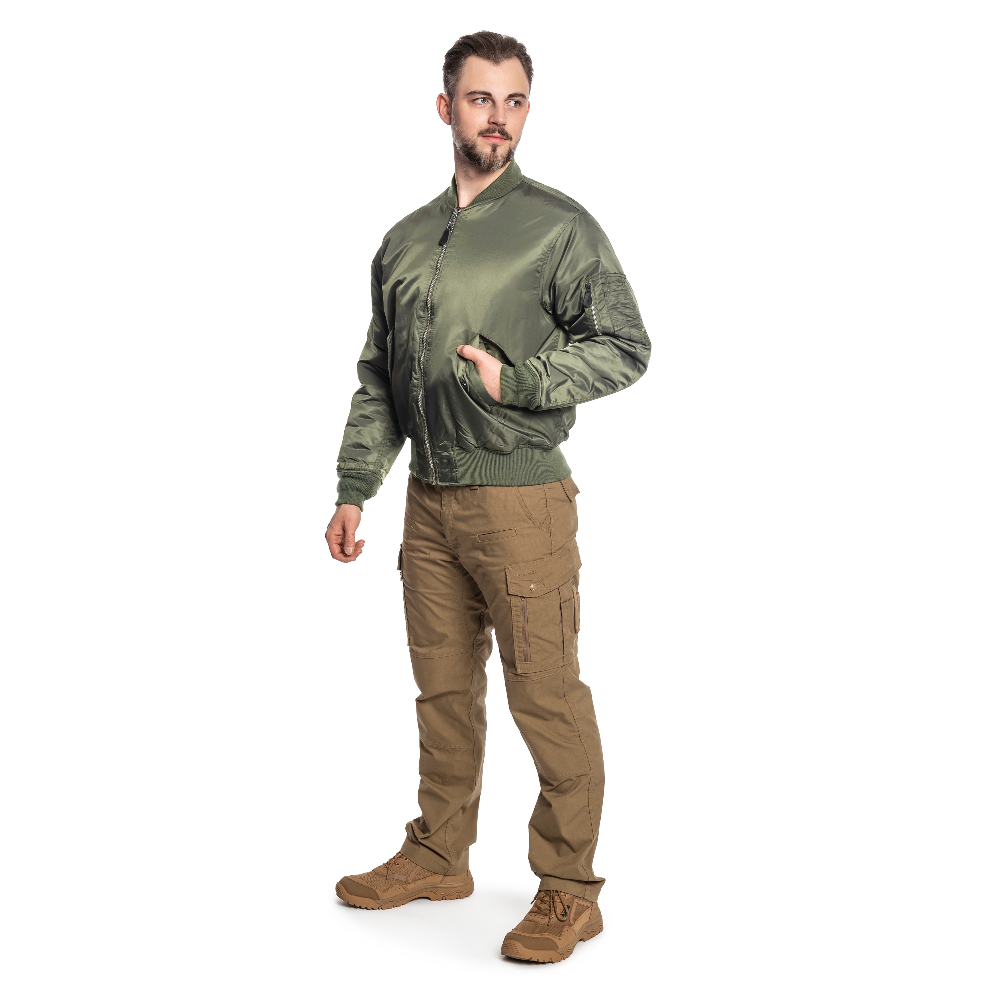 Brandit MA1 Jacket - Olive