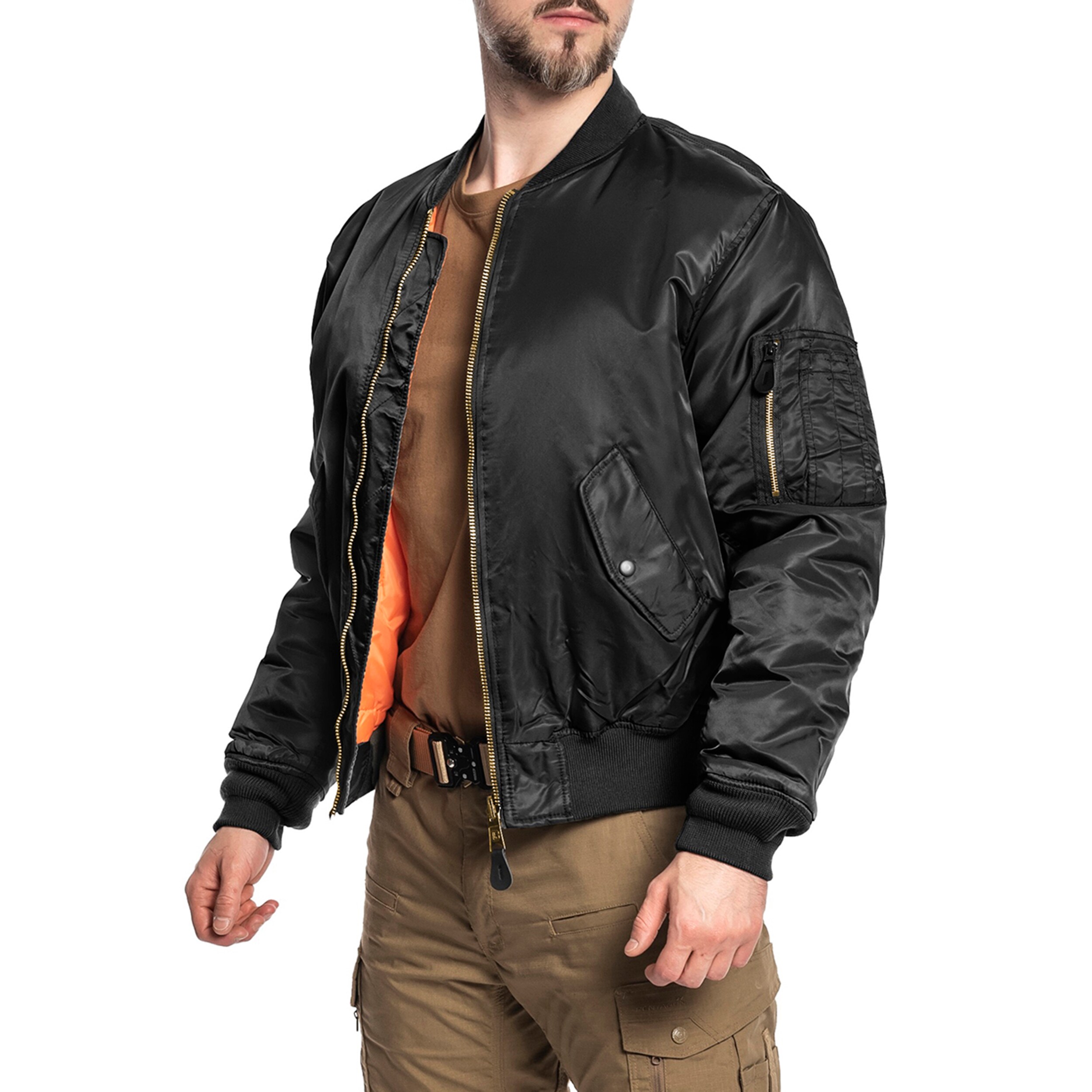 Brandit MA1 Jacket - Black