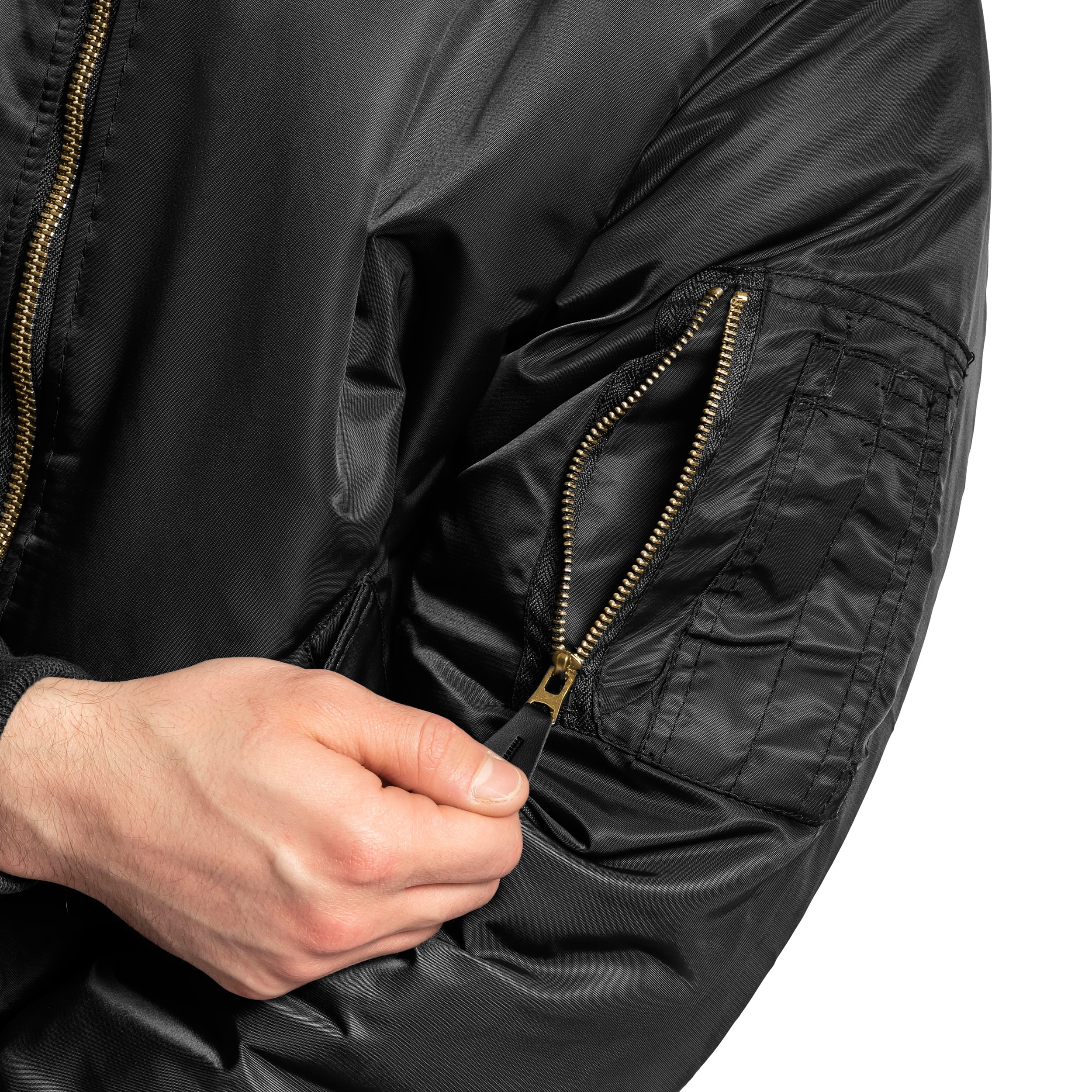 Brandit MA1 Jacket - Black
