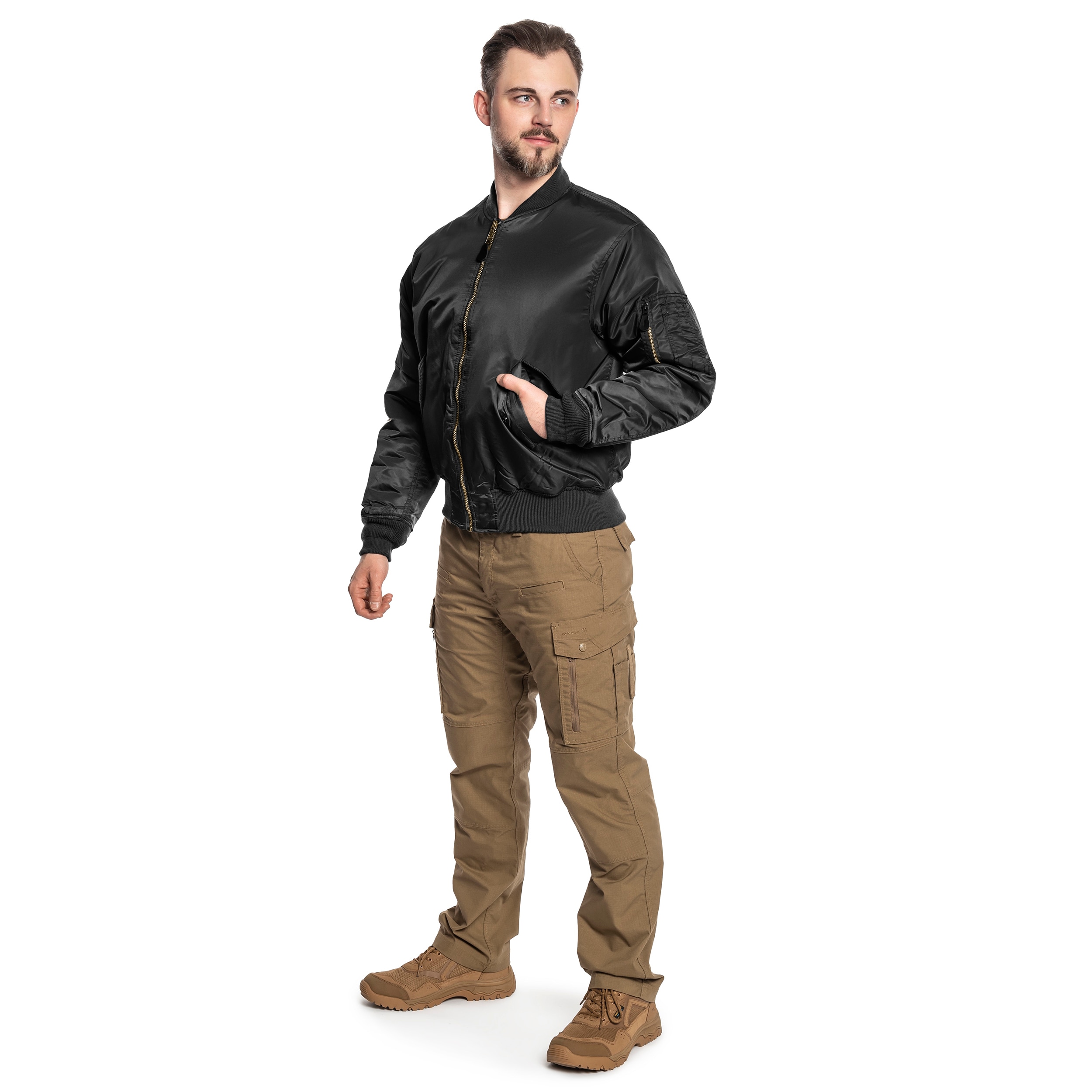Brandit MA1 Jacket - Black