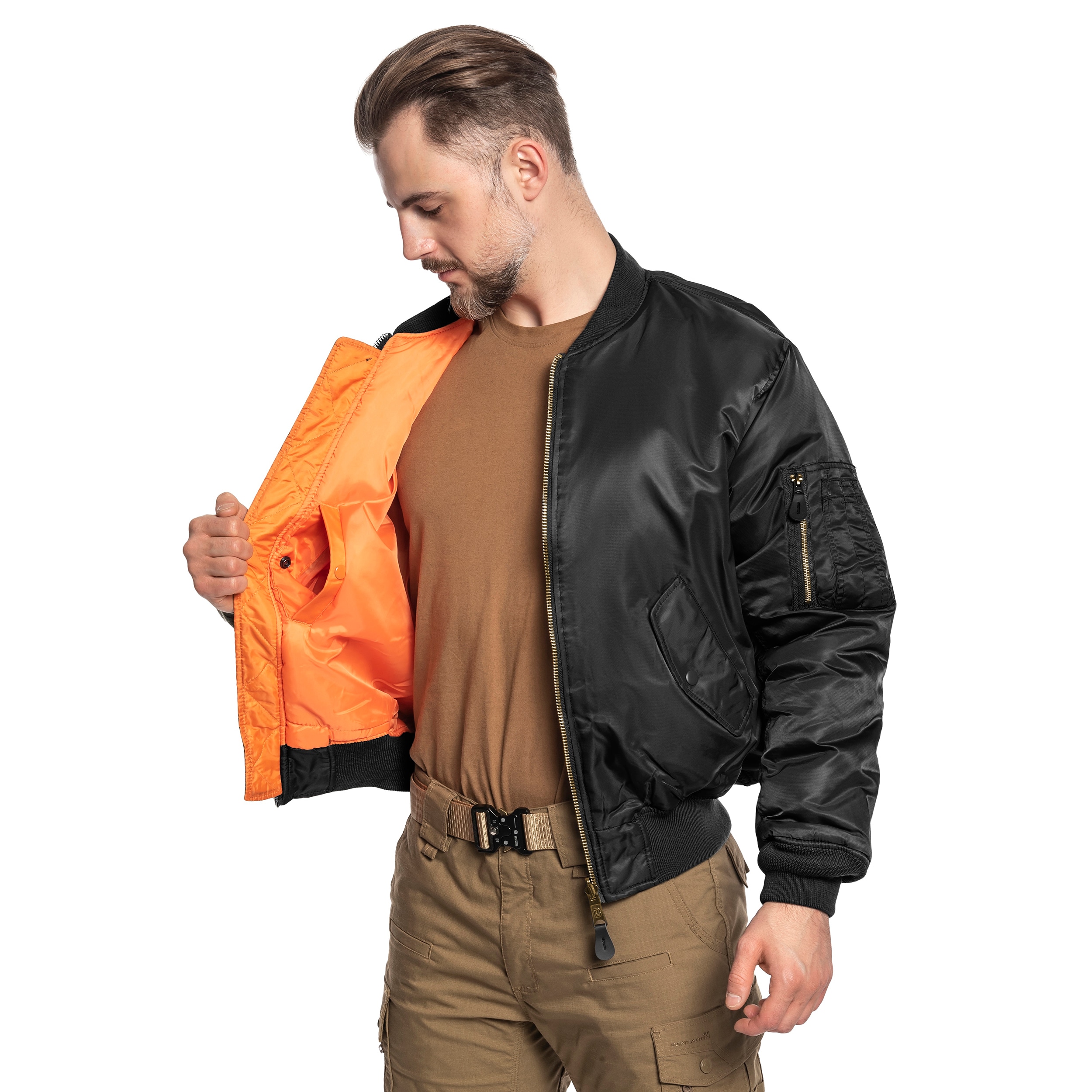 Brandit MA1 Jacket - Black