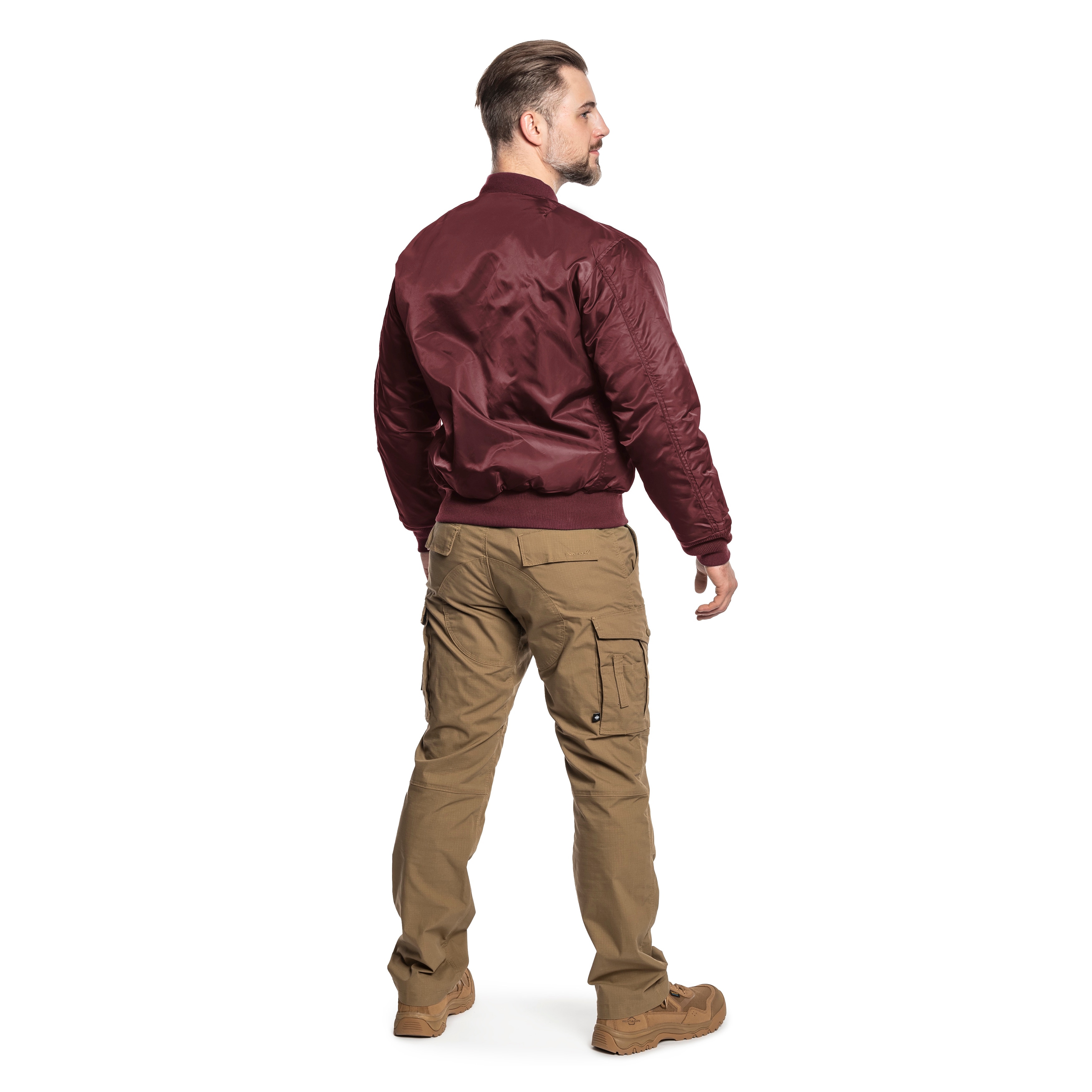 Brandit MA1 Jacket - Burgundy