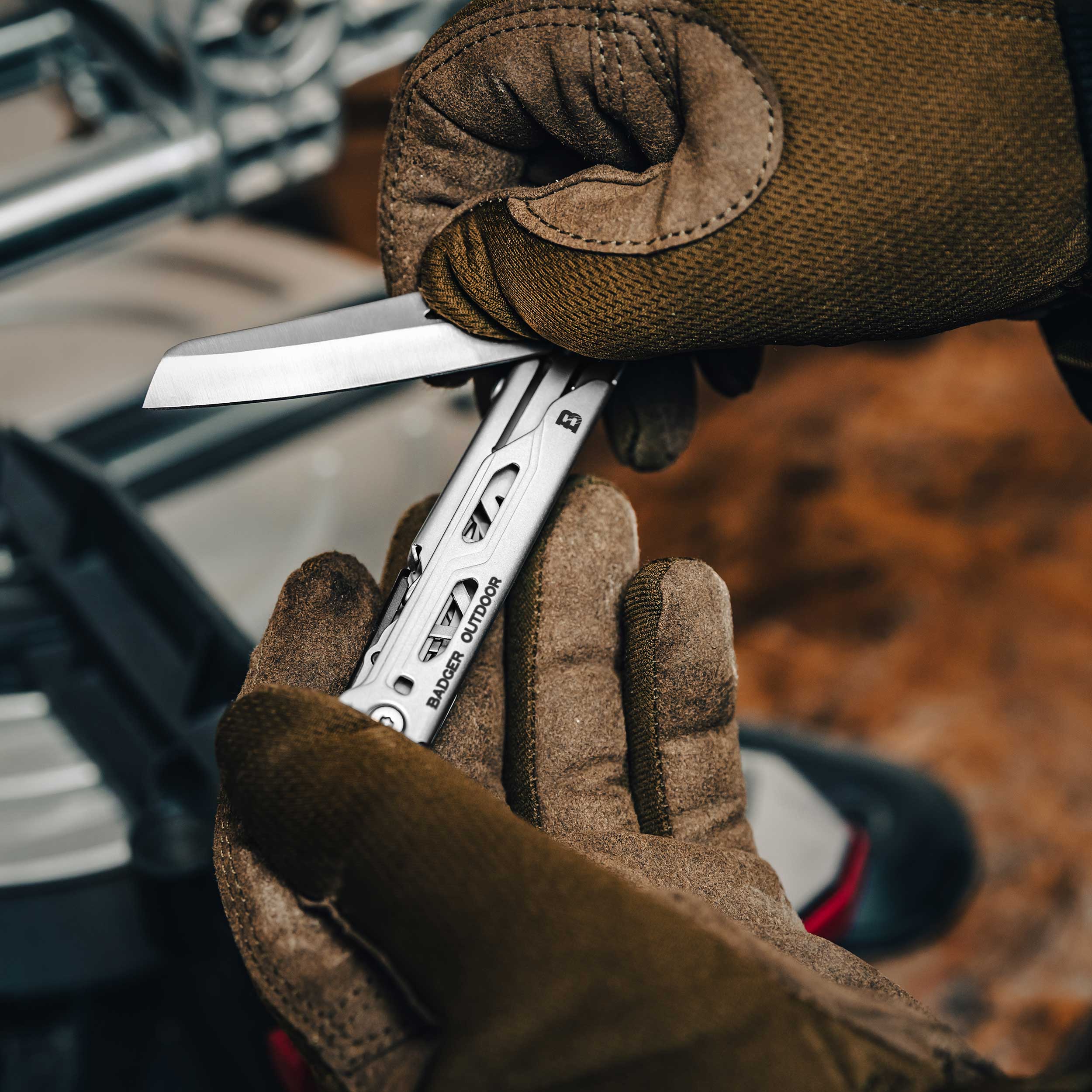 Badger Outdoor Spike Multitool Pocket Knife