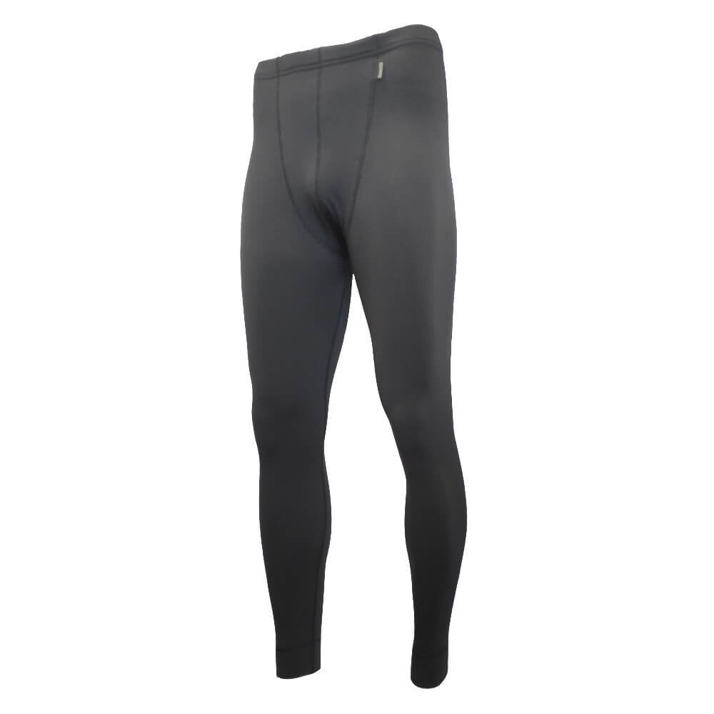 Haasta Brushed Men's Thermal Leggings - Black