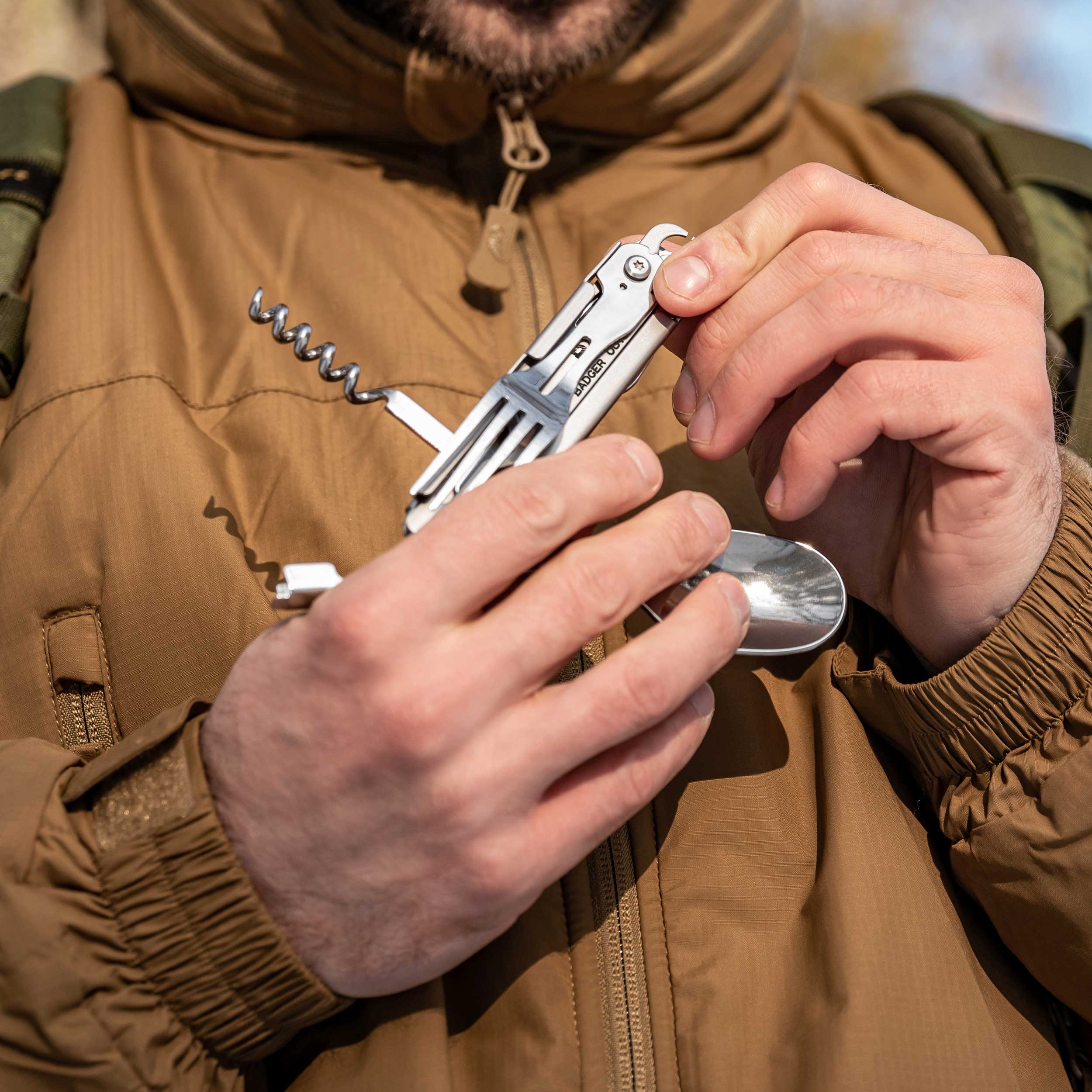 Badger Outdoor Paw Multitool Utensil Set