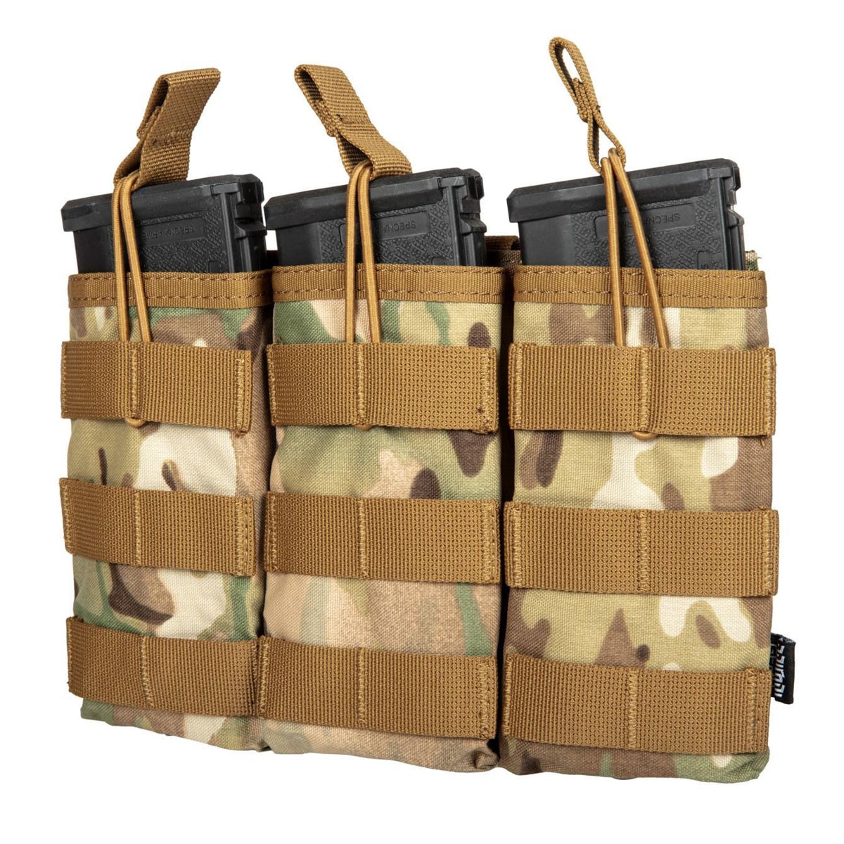 Triple Primal Gear Open Koga Pouch for Rifle Magazines - MultiCam
