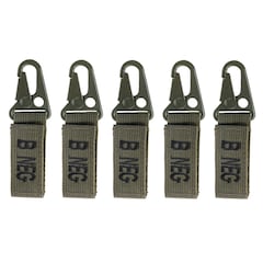 Mil-Tec Keychain Blood Type B NEG Olive - 5 pcs.