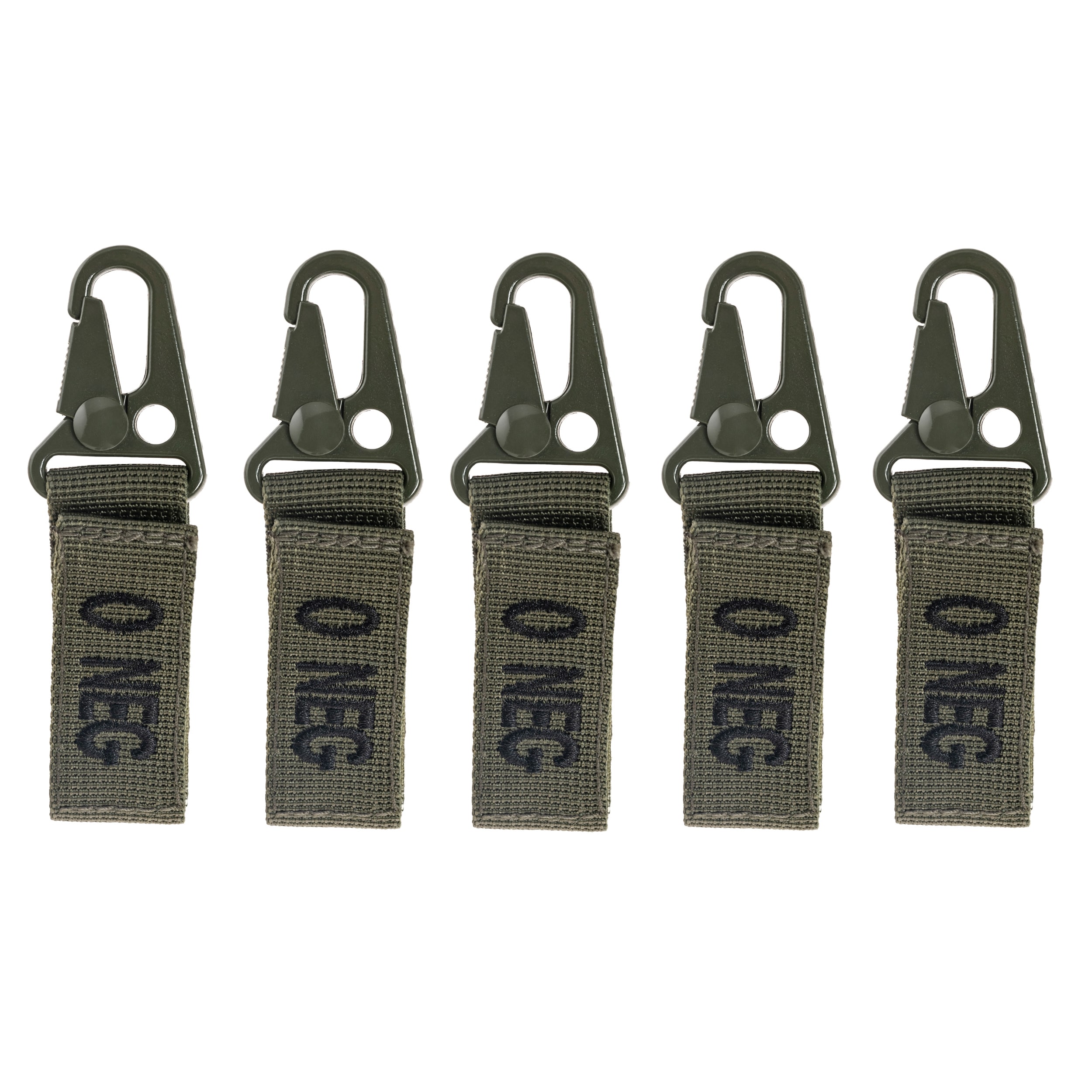 Mil-Tec Keychain Blood Type 0 NEG Olive - 5 pcs.