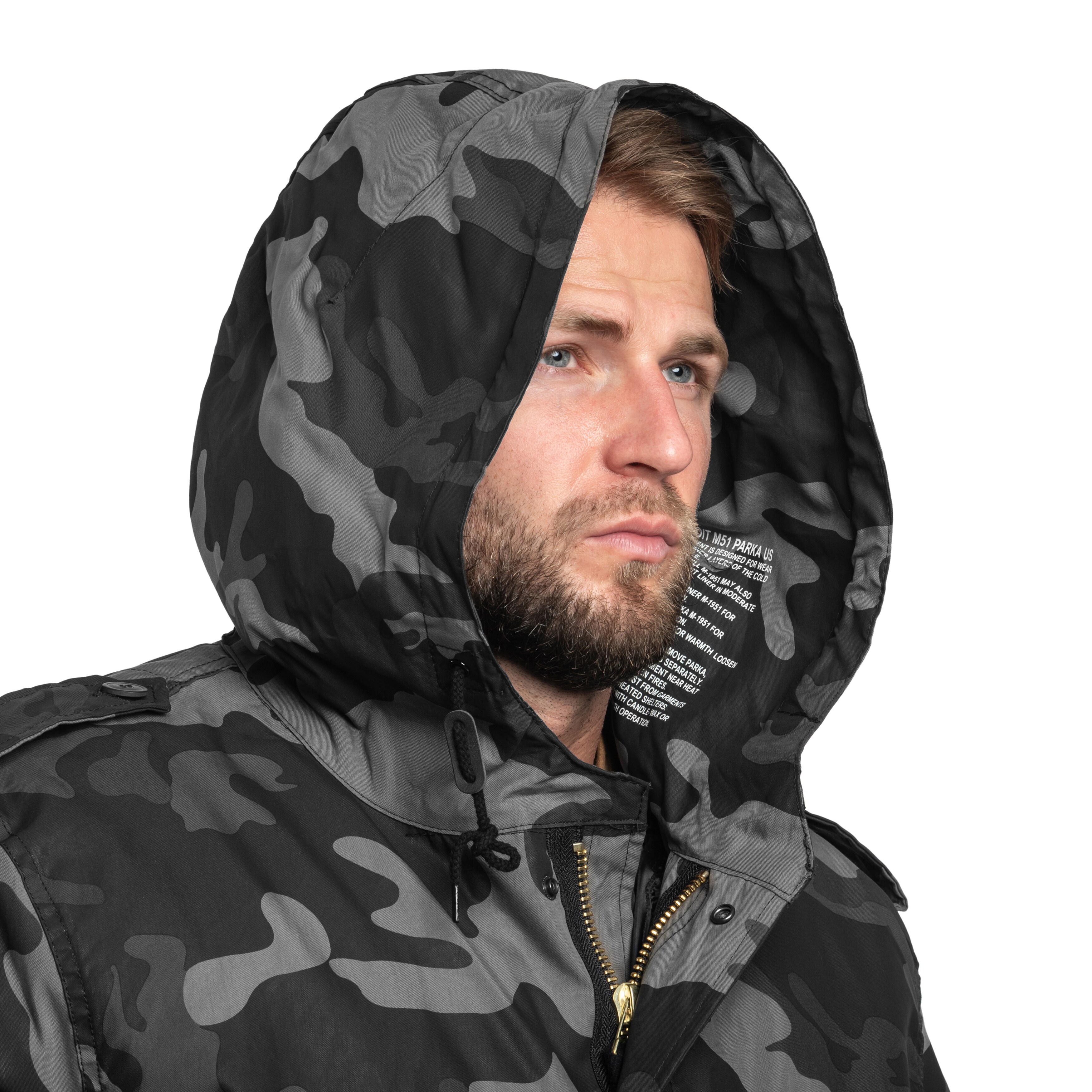 Brandit US M51 Parka Jacket - Dark Camo
