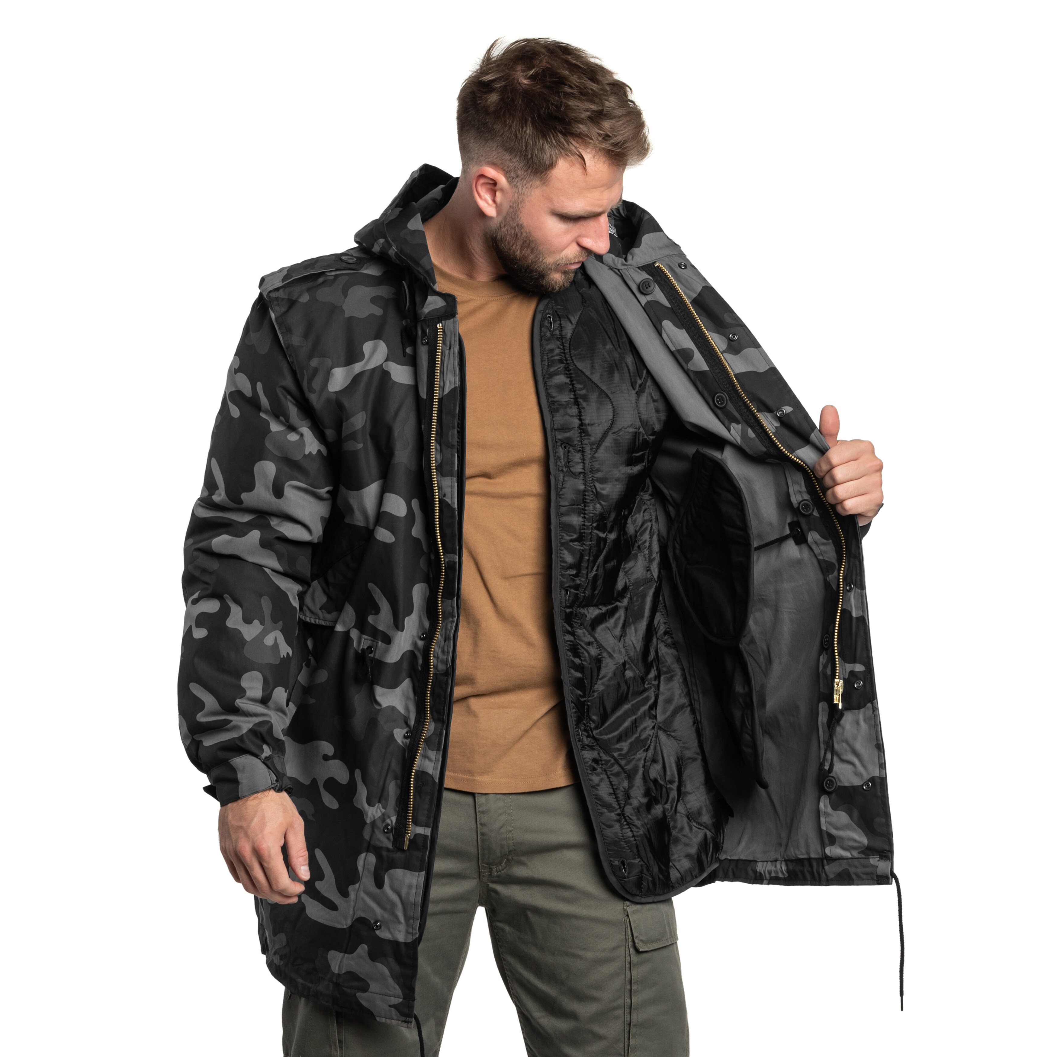 Brandit US M51 Parka Jacket - Dark Camo