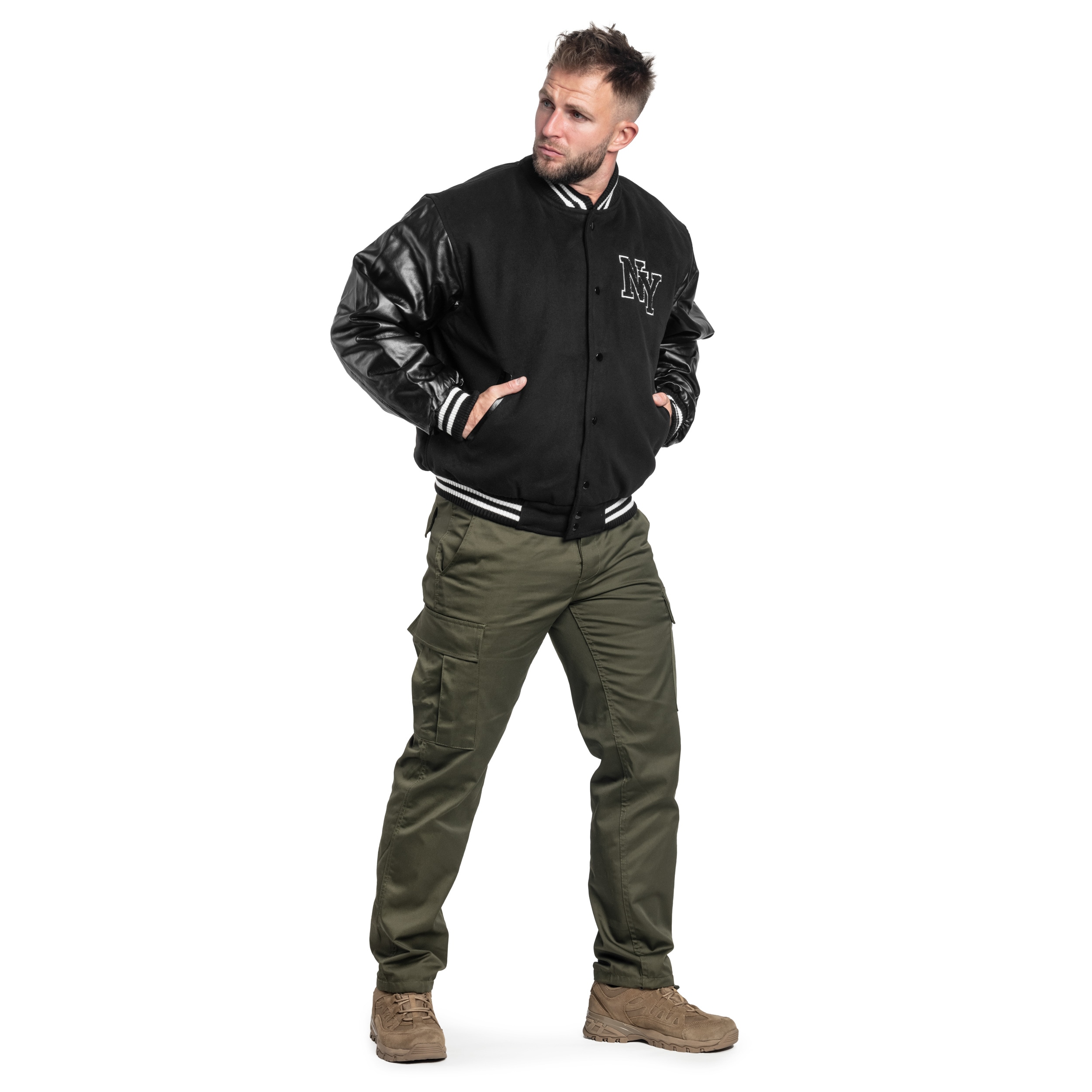 Mil-Tec NY Baseball Jacket - Black