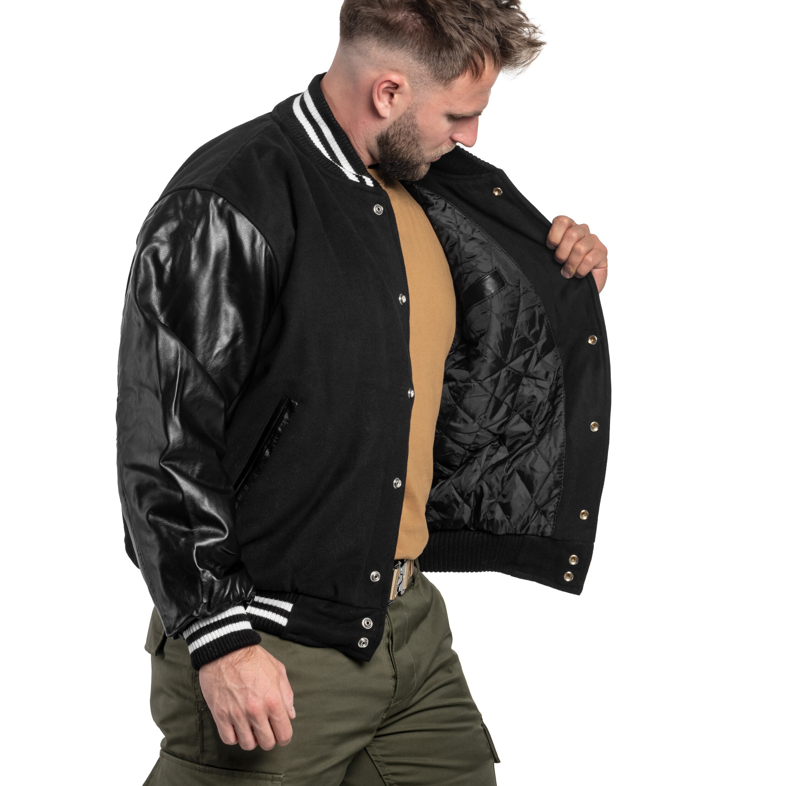 Mil-Tec NY Baseball Jacket - Black