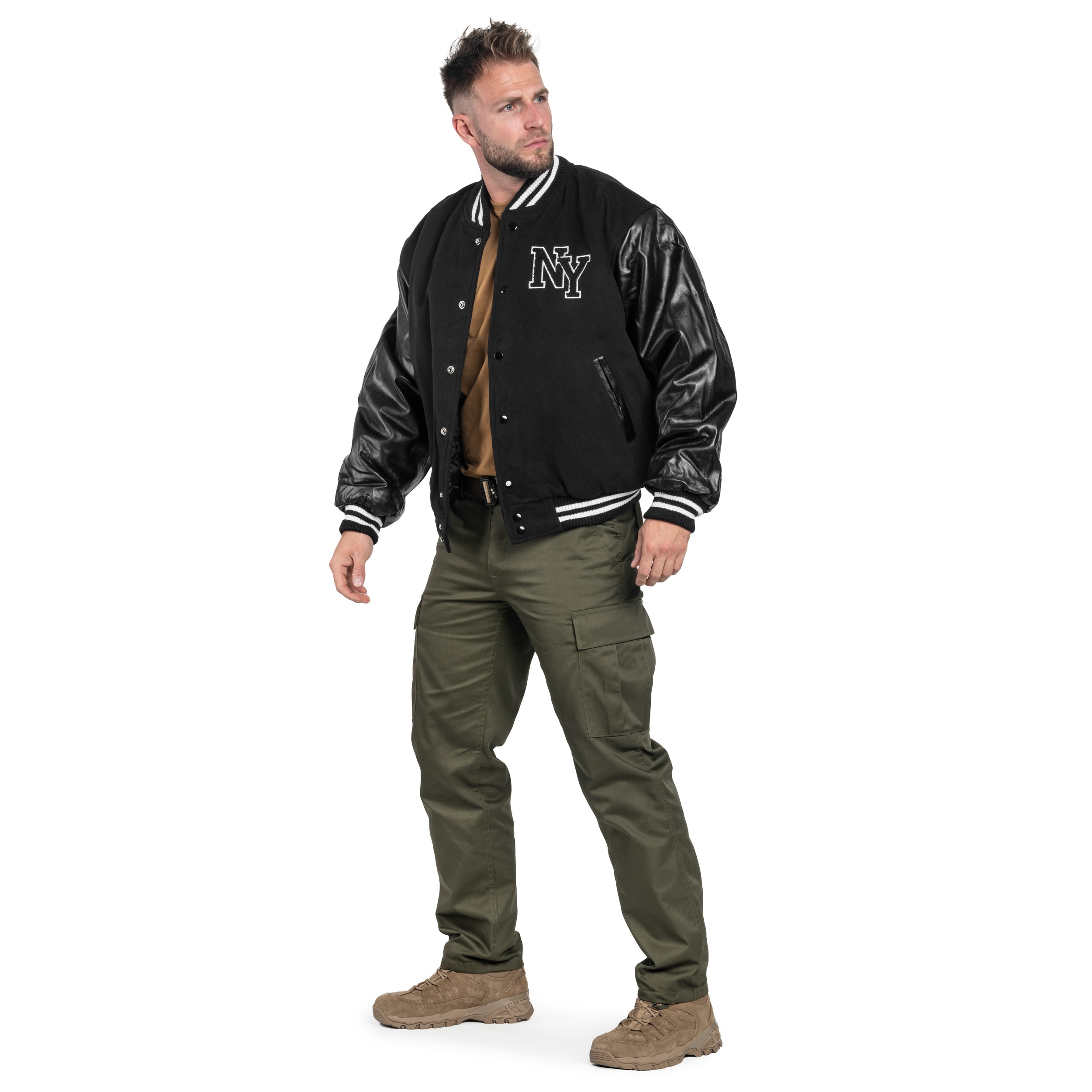 Mil-Tec NY Baseball Jacket - Black