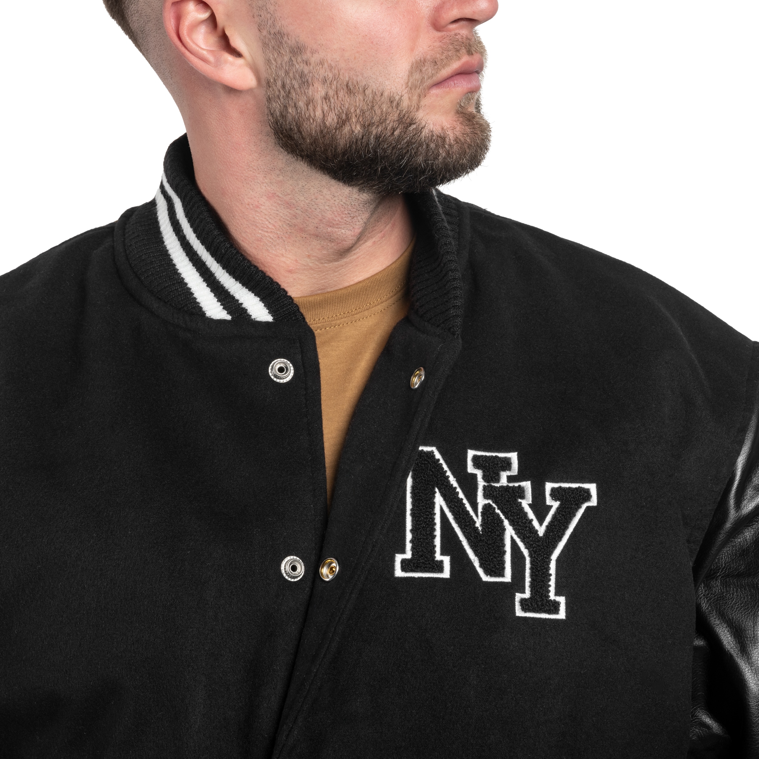 Mil-Tec NY Baseball Jacket - Black