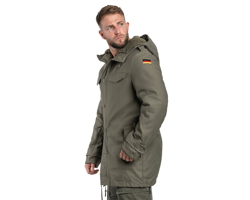 Flecktarn Bundeswehr Parka Original Gebraucht German Army