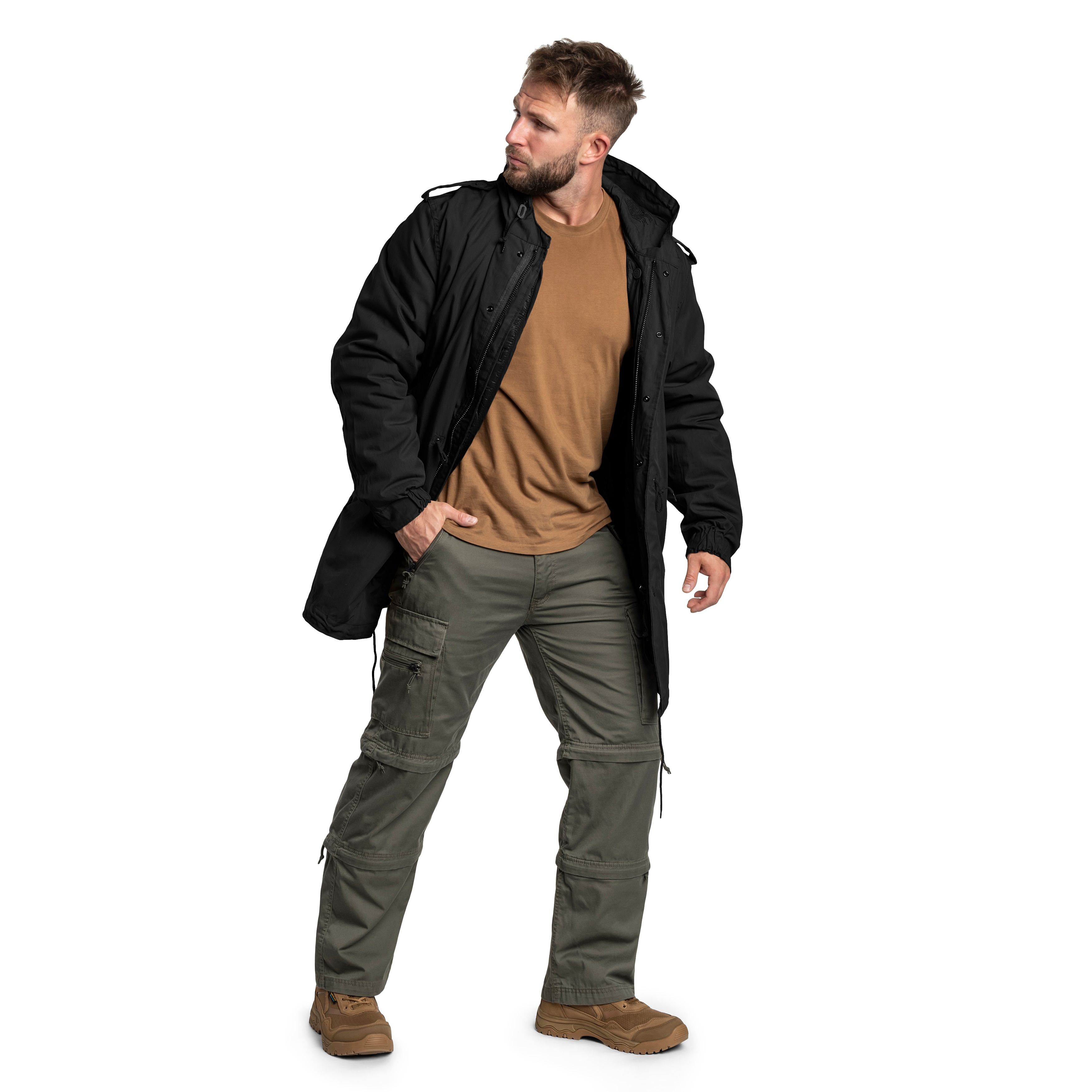 Brandit US M51 Parka Jacket - Black