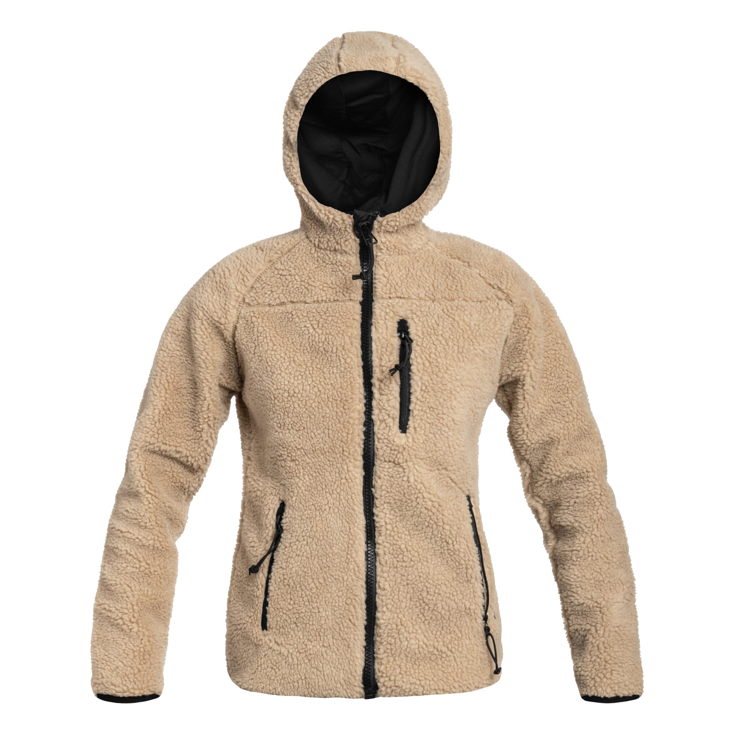 Women's teddy fleece jacket top