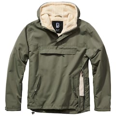 Brandit Sherpa Windbreaker Jacket - Olive