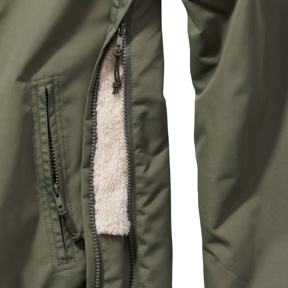 Brandit Sherpa Windbreaker Jacket - Olive