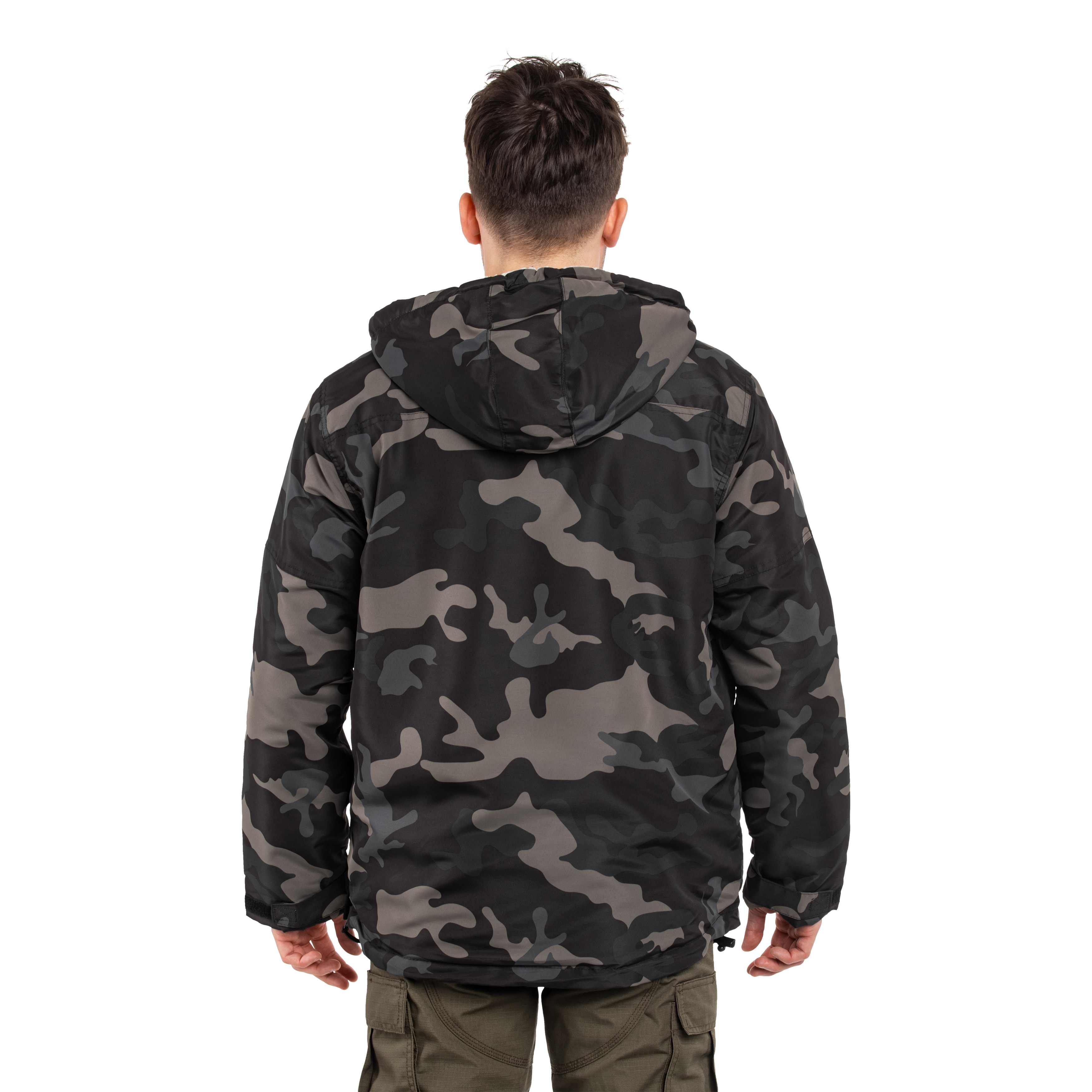 Brandit Sherpa Windbreaker Jacket - Dark Camo