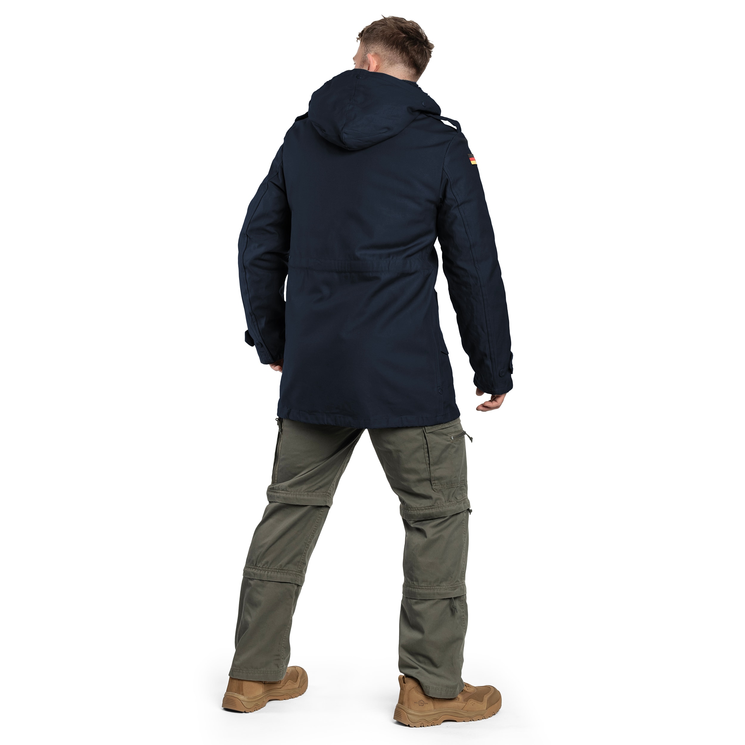 Brandit BW Parka Flag jacket - Navy