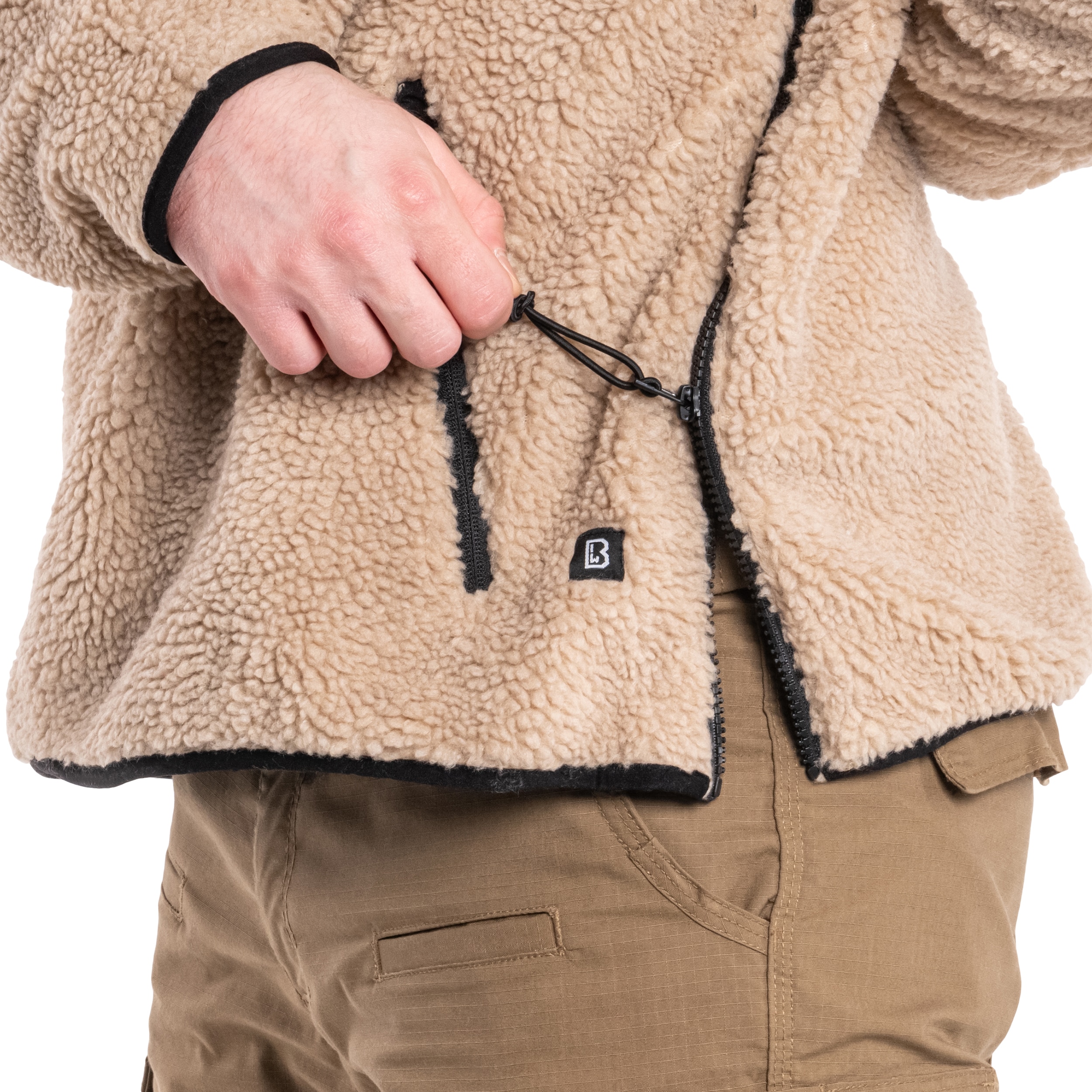 Brandit Teddyfleece Worker Pullover - Coyote