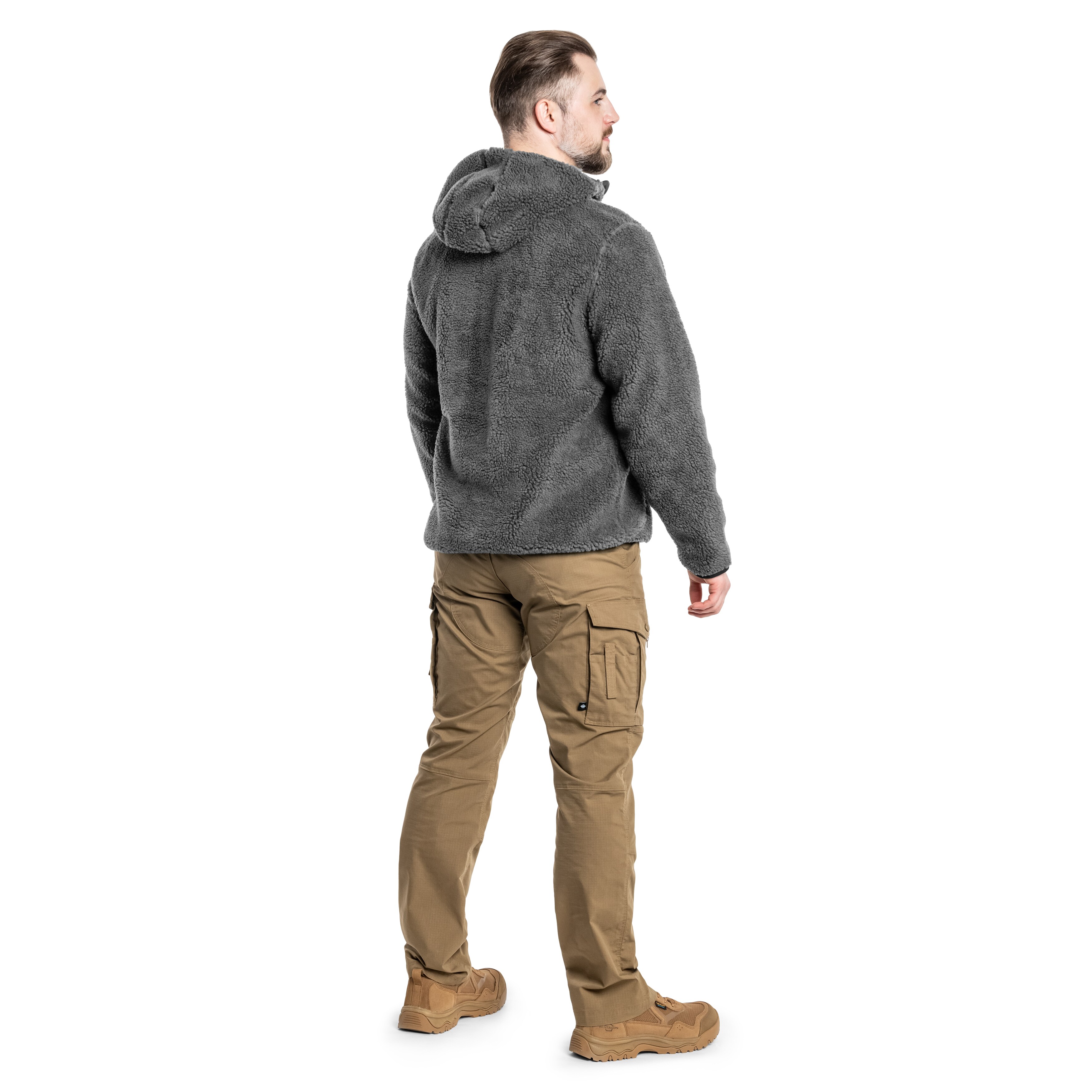 Brandit Teddyfleece Worker Pullover - Anthracite