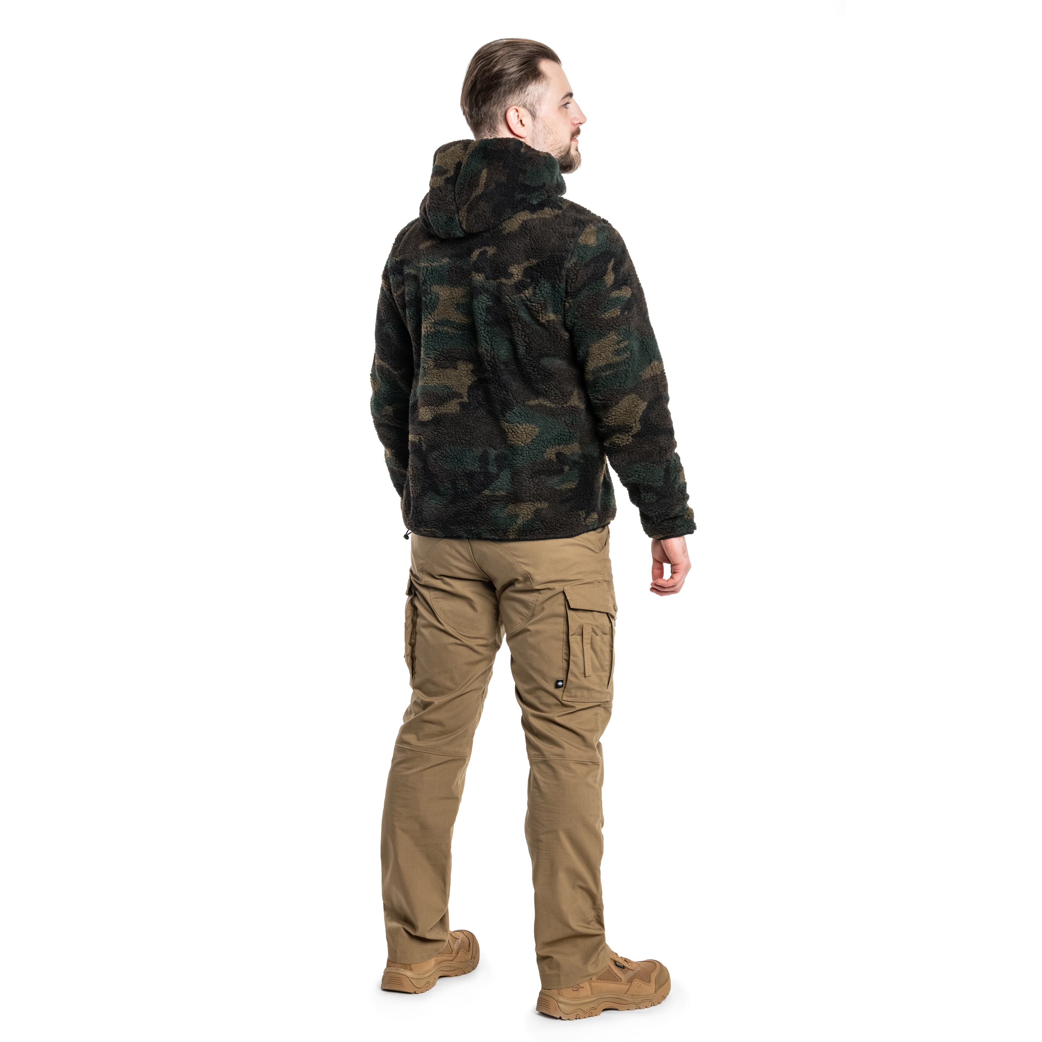 Brandit Teddyfleece Worker Pullover - Woodland