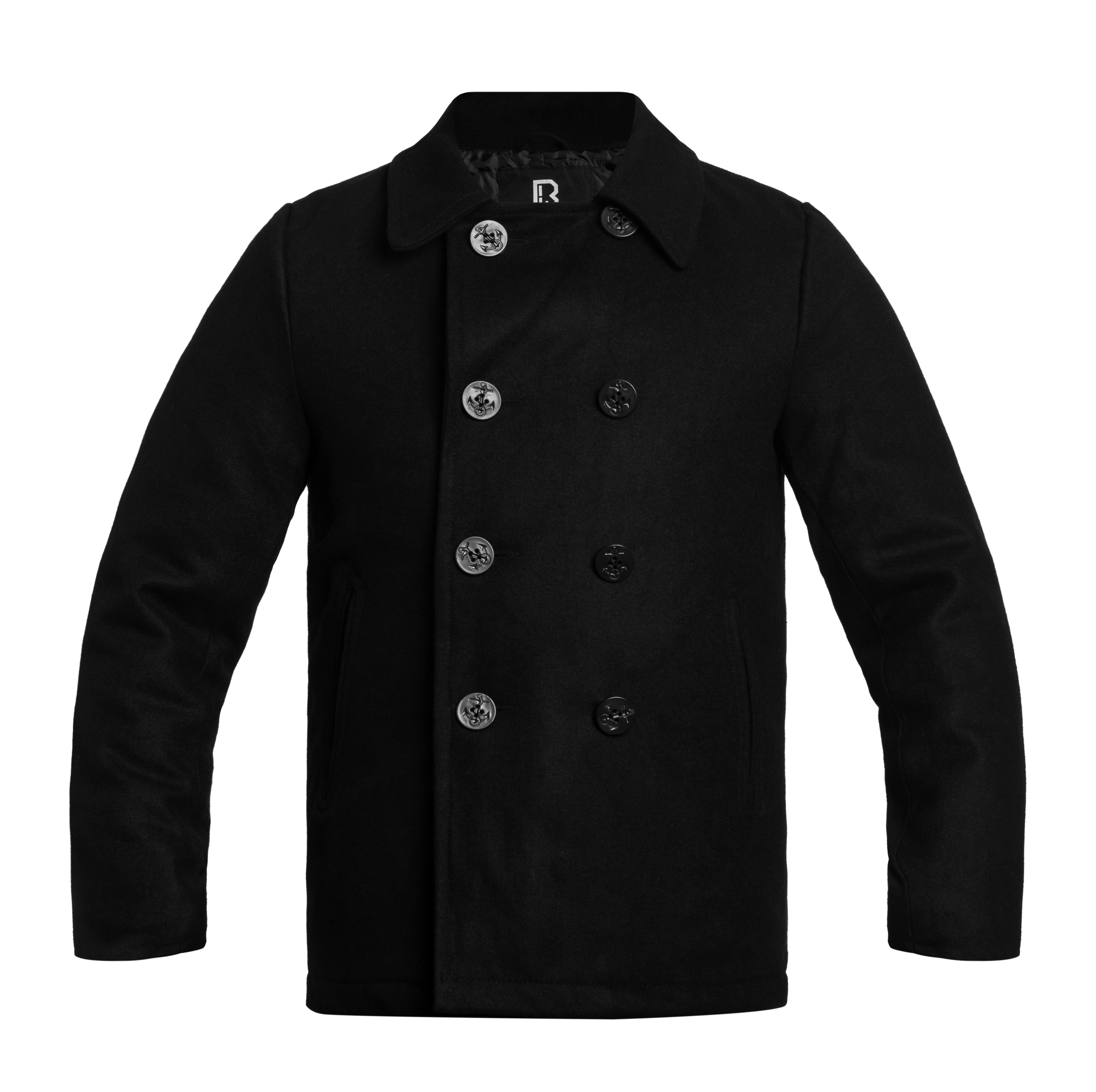 Brandit Pea Coat Black Buy Online MILITARY.EU Shop