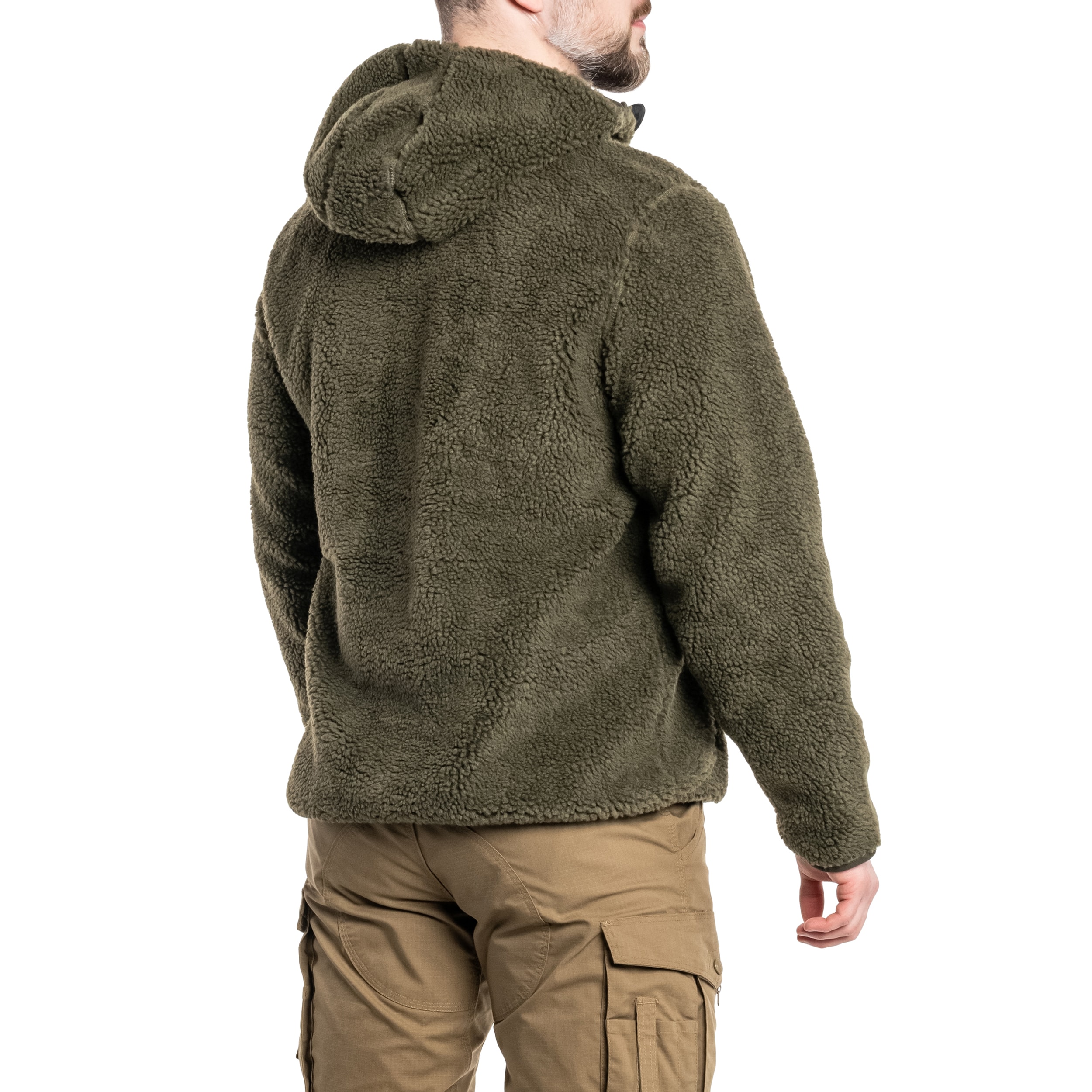 Brandit Teddyfleece Worker Pullover - Olive