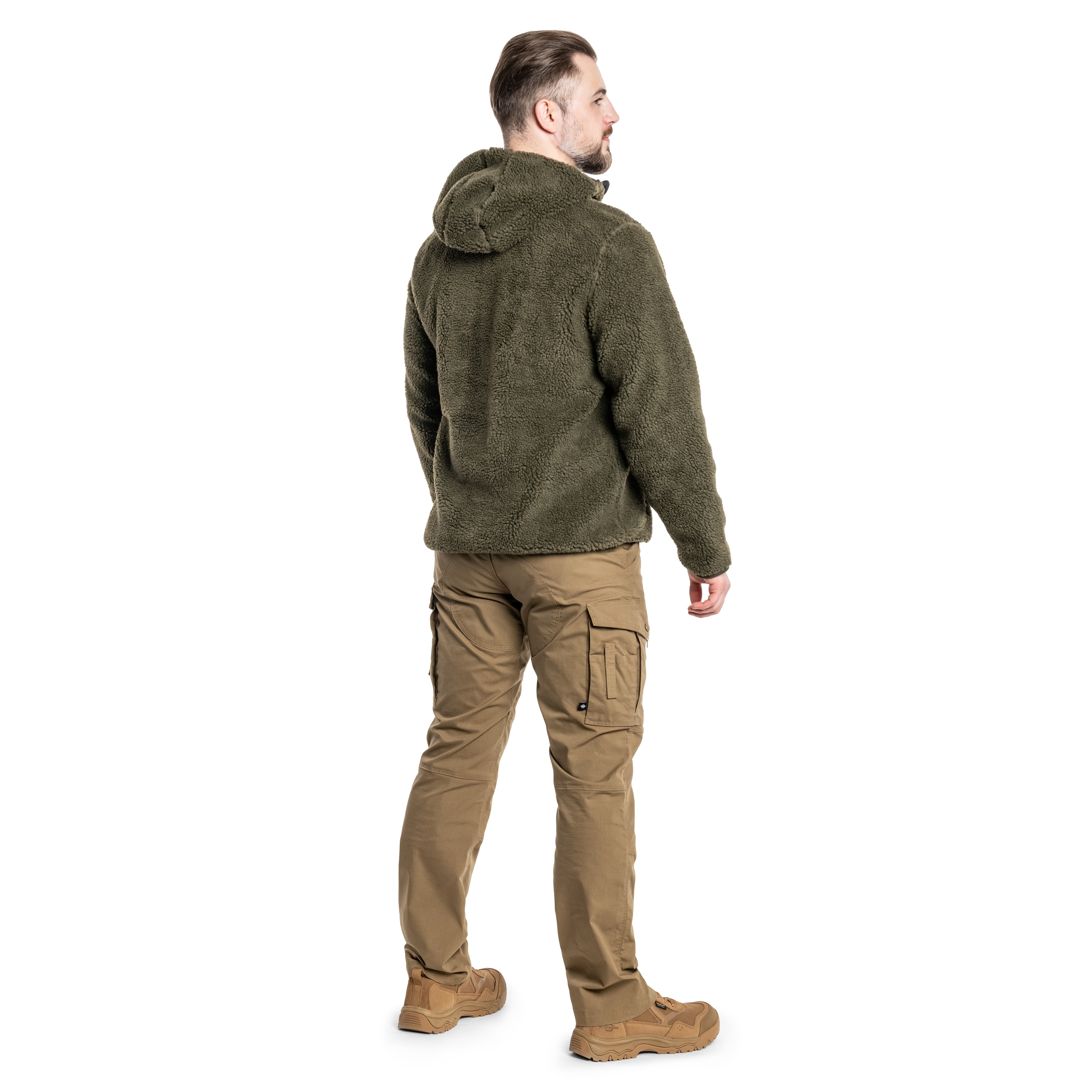 Brandit Teddyfleece Worker Pullover - Olive
