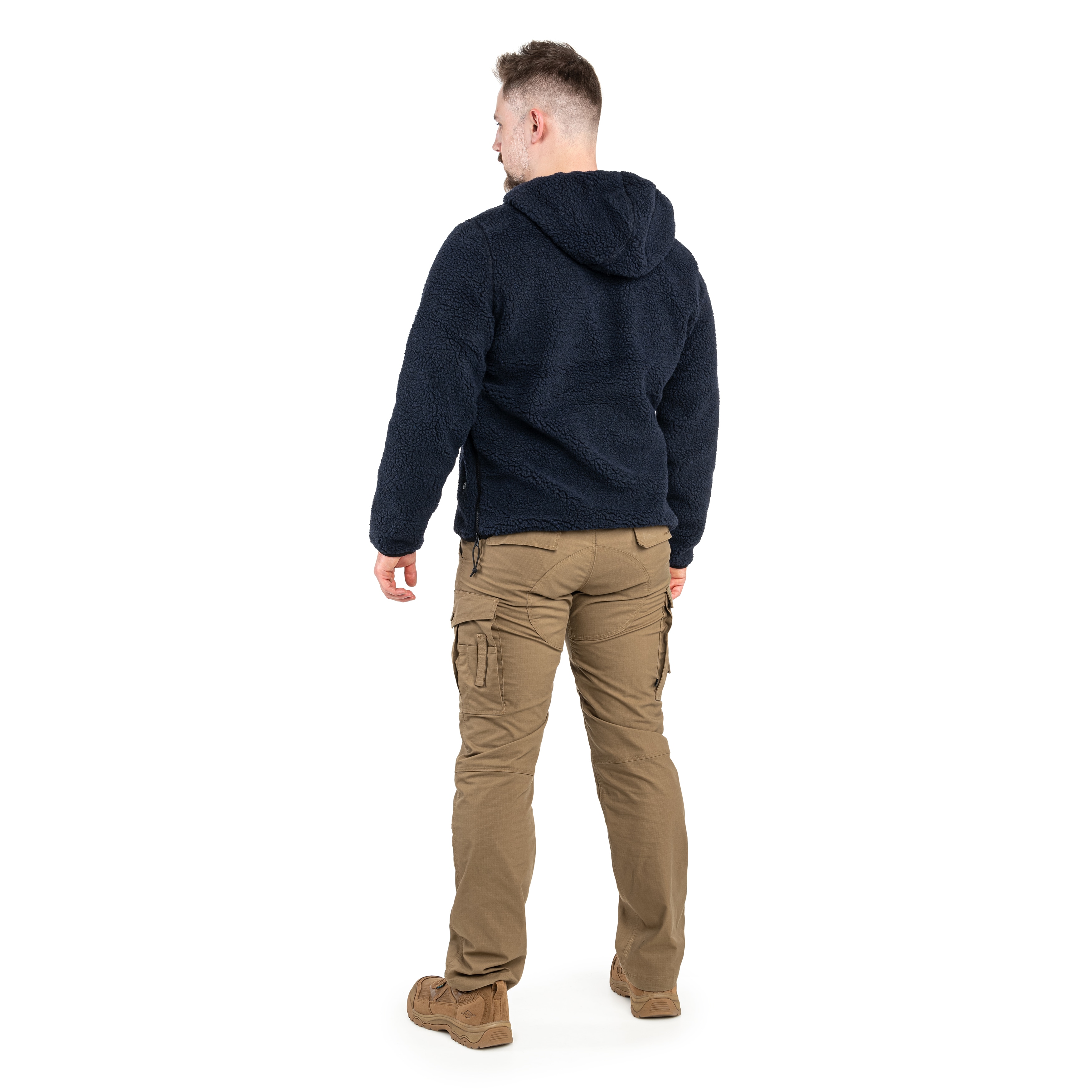 Brandit Teddyfleece Worker Pullover - Navy