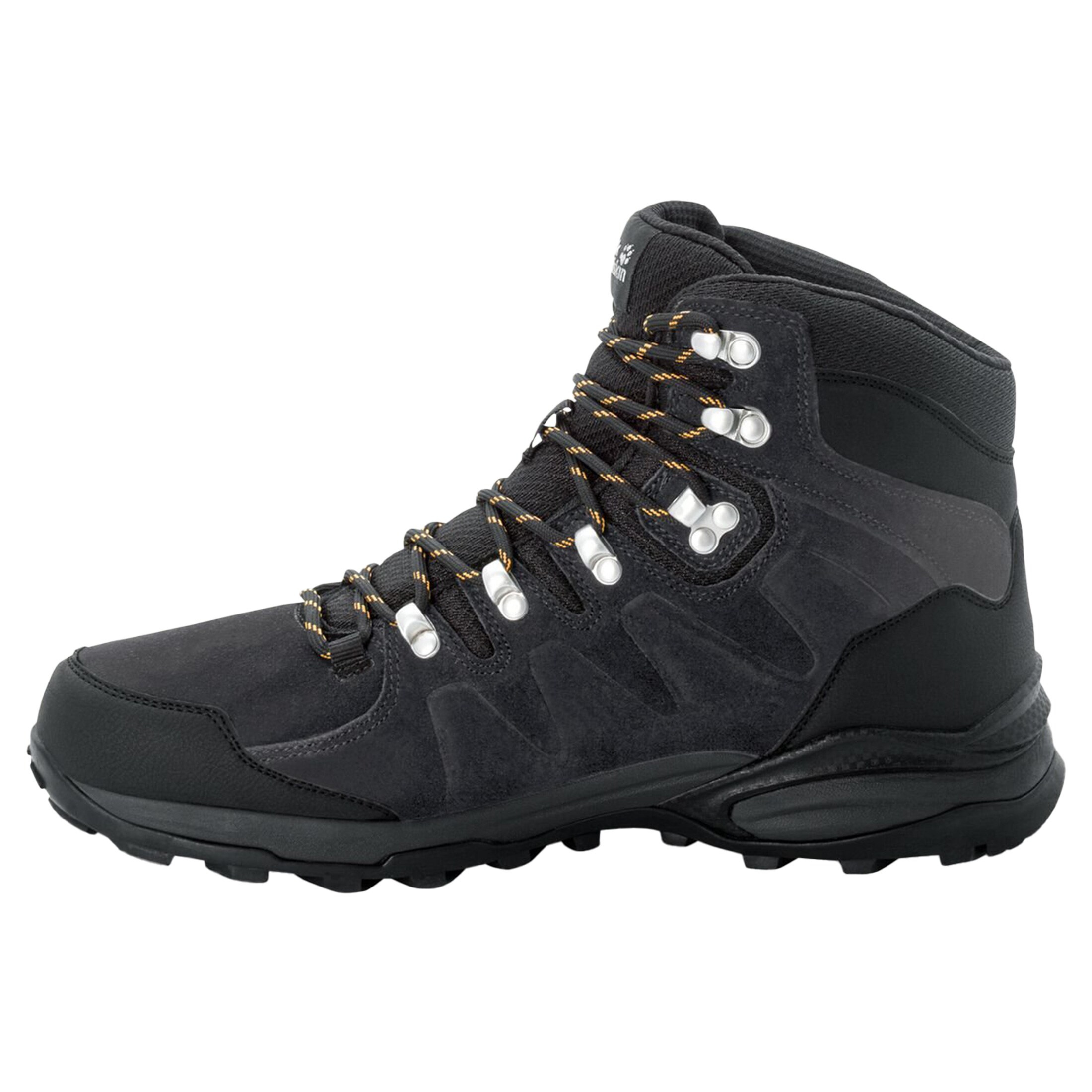 Jack Wolfskin Refugio Texapore Mid Boots - Phantom / Burly Yellow XT