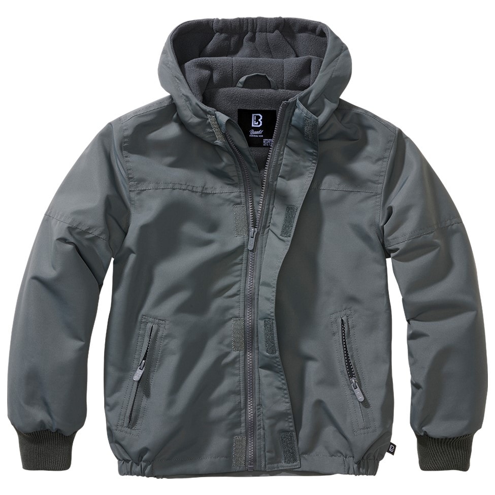 Brandit Windbreaker Frontzip children's jacket - Anthracite