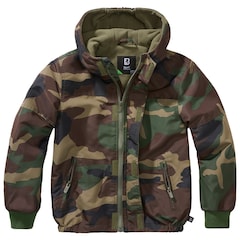 Brandit Windbreaker Frontzip children's jacket - Woodland
