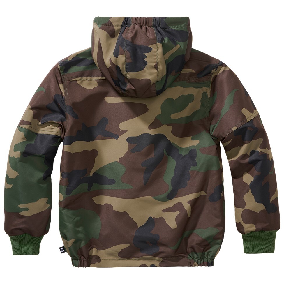 Brandit Windbreaker Frontzip children's jacket - Woodland