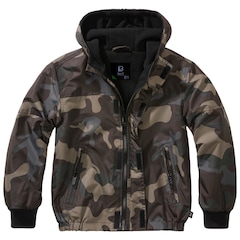 Brandit Windbreaker Frontzip children's jacket - Dark Camo