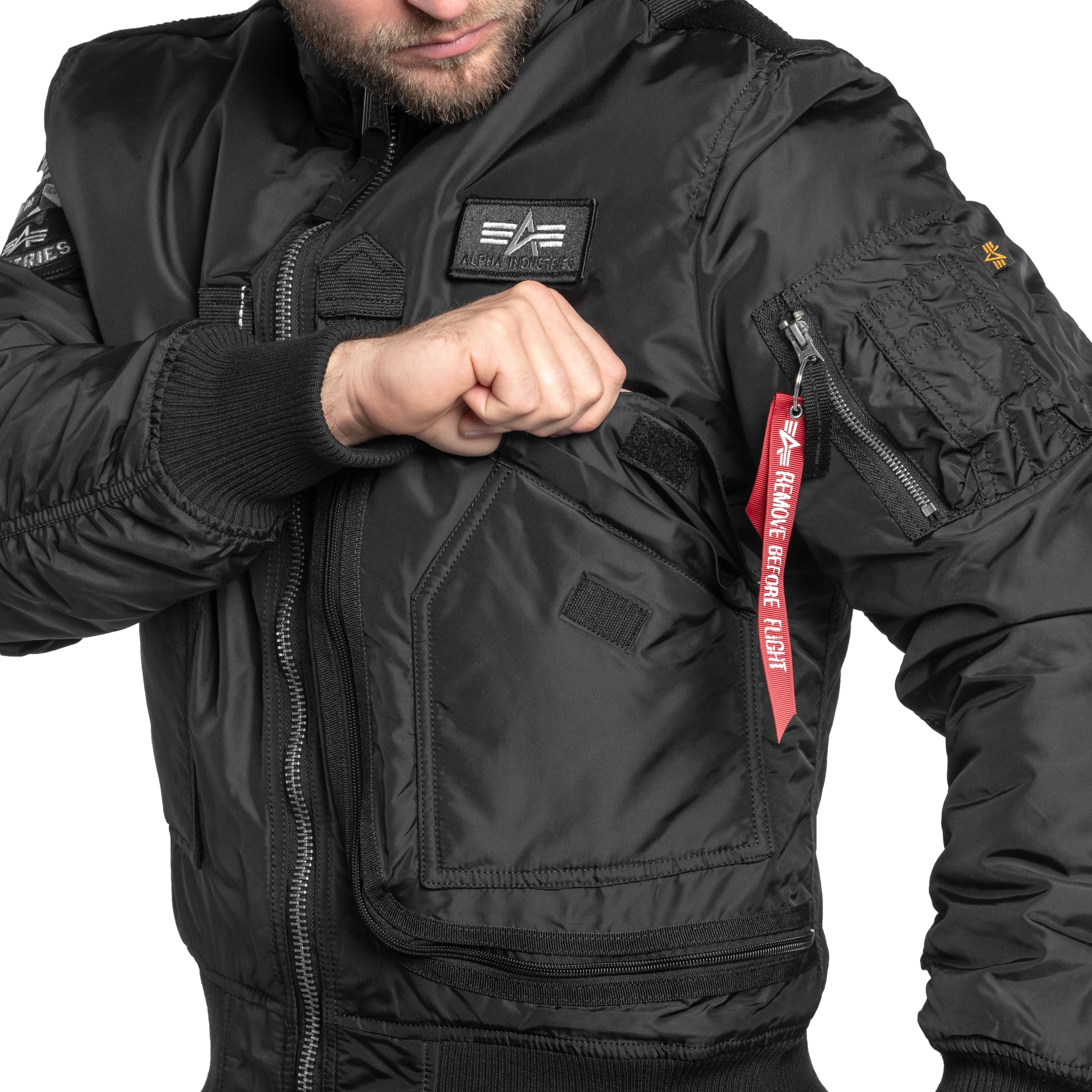 Alpha Industries Engine Jacket - Black