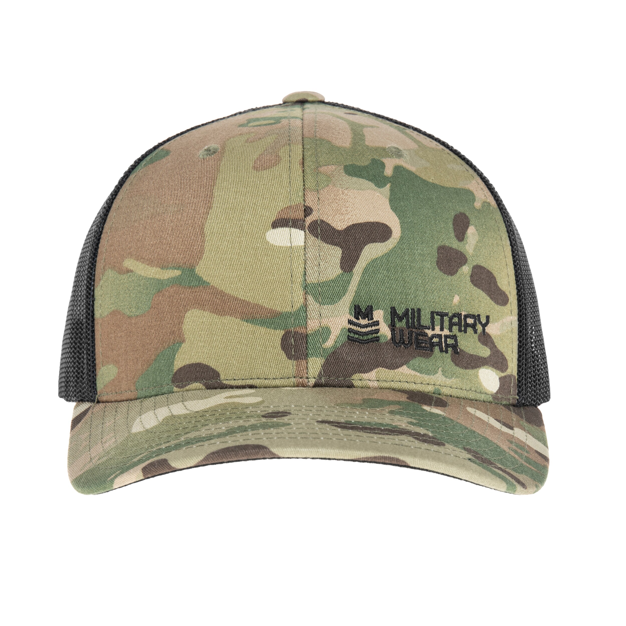 Military Wear Haft Retro Trucker Cap - MultiCam