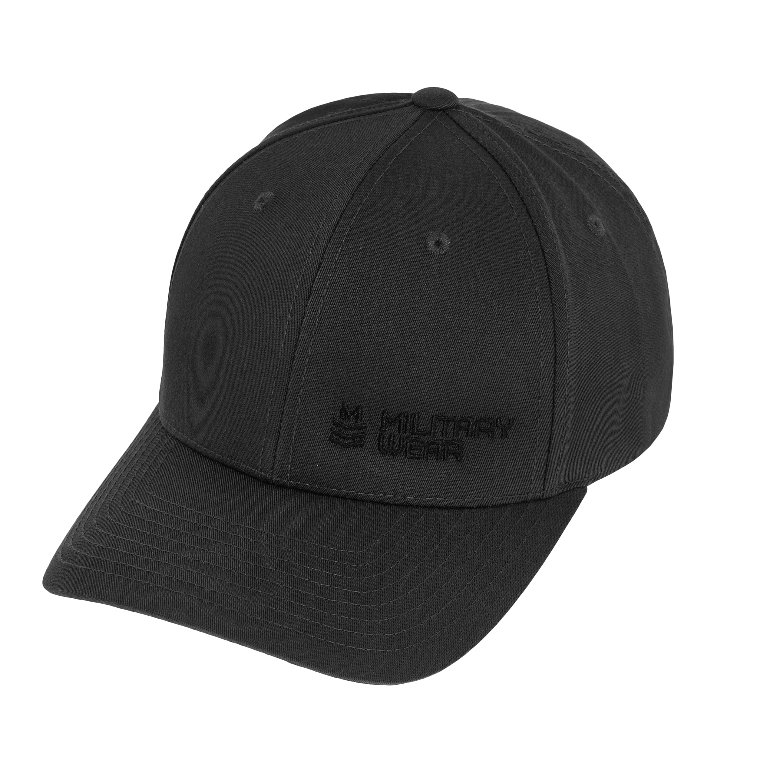 Military Wear Curved Classic Snapback - Black