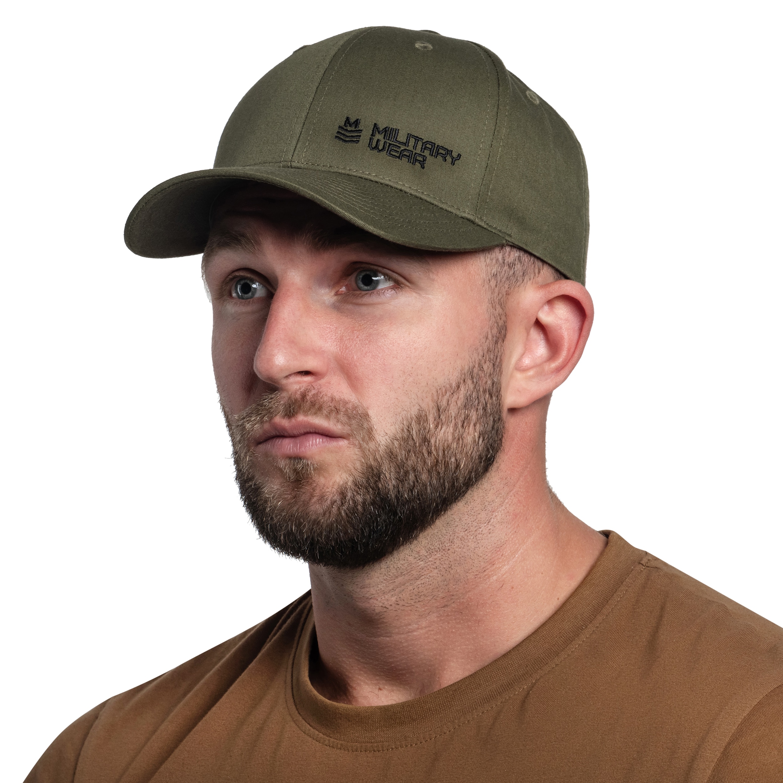 Military Wear Curved Classic Snapback Cap - Olive - Buy