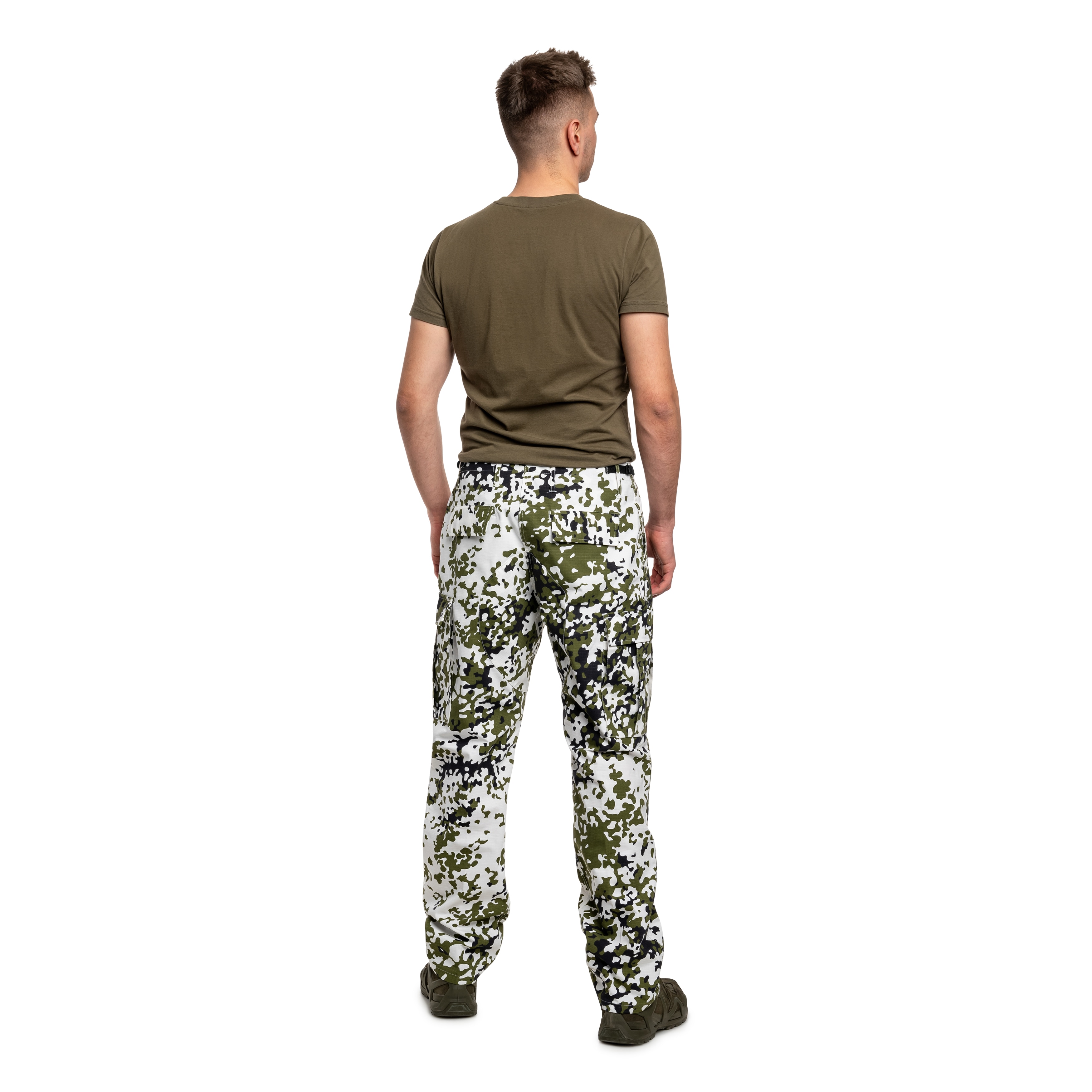 MFH US Combat BDU Rip-Stop military trousers - Snow Camo